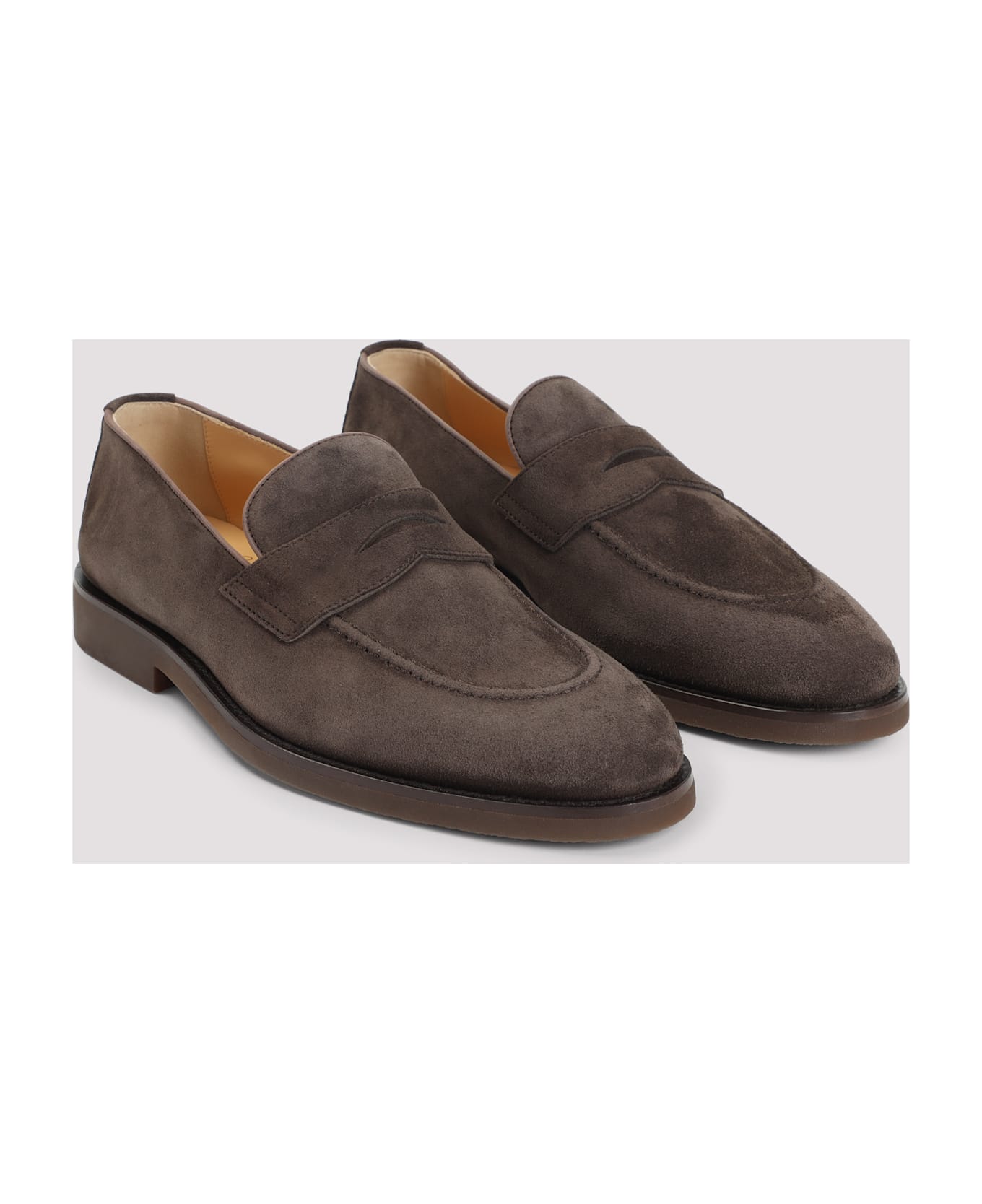 Brunello Cucinelli Suede Leather Loafers - Corvino