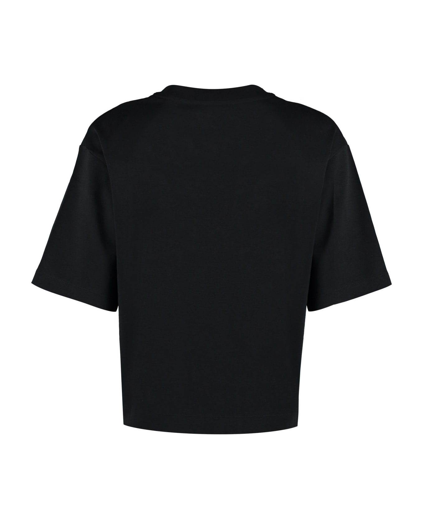 Vince Cotton Crew-neck T-shirt - Blk Nero