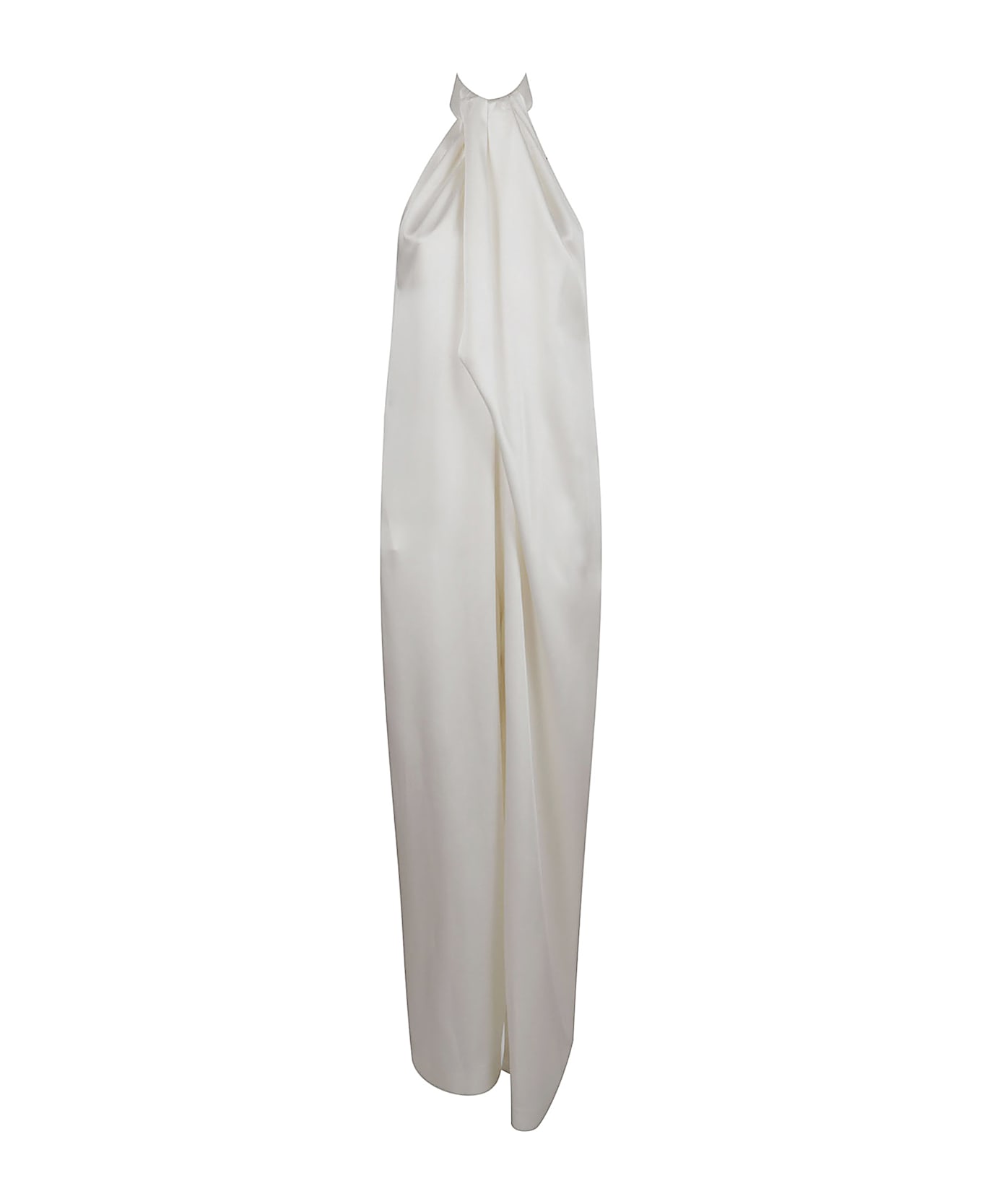 Stella McCartney Envers Satin Halterneck All In One - Cream