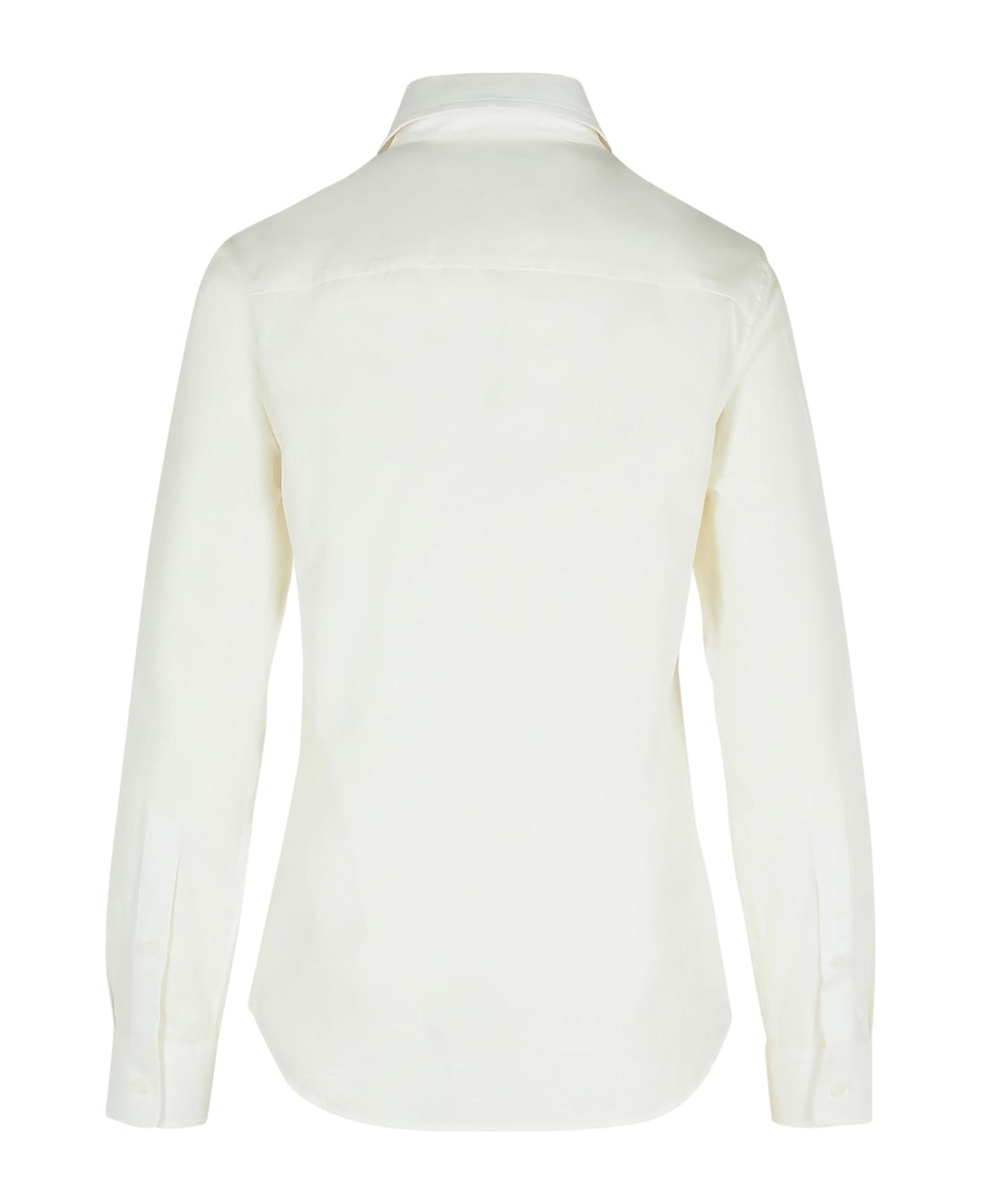 Burberry 
string
 White Cotton Shirt - White