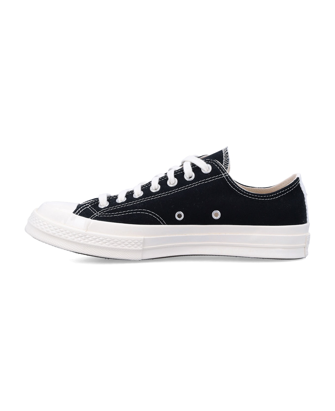 Comme des Garçons Small Heart Low Top - BLACK