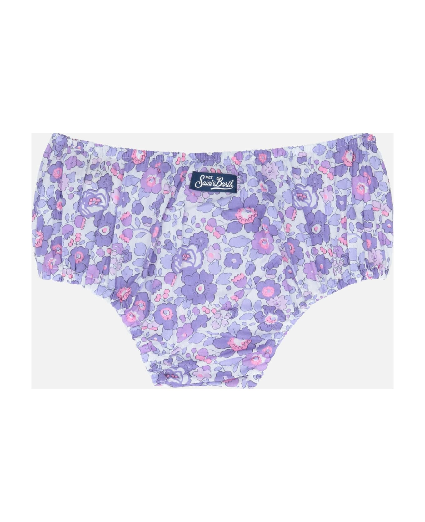 MC2 Saint Barth Infant Bloomers Pimmy With Betsy Print | Made With Liberty Fabric - LILAC