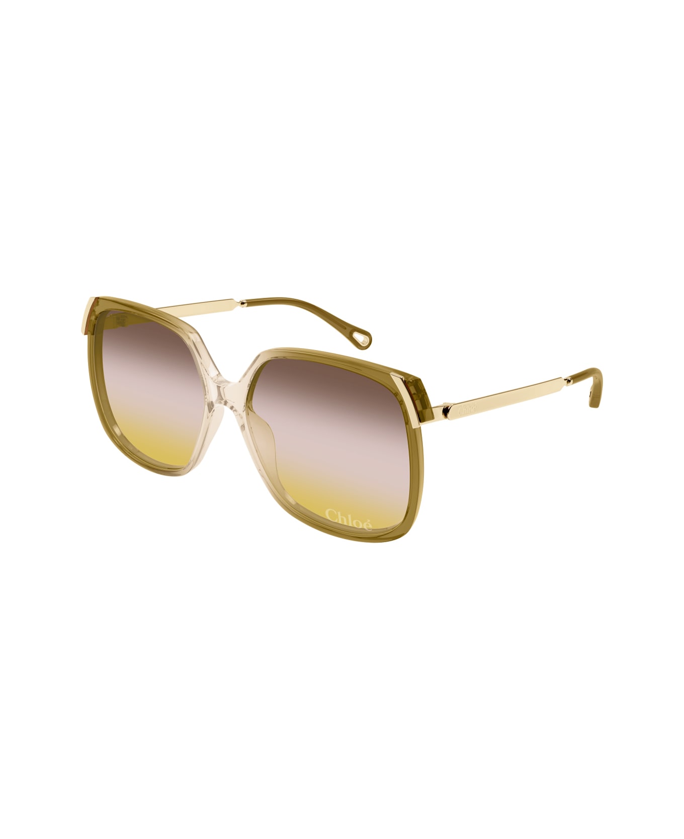 Chloé Ch0286s Aly Linea Chloé 008 Beige Gold Pink Sunglasses - Beige