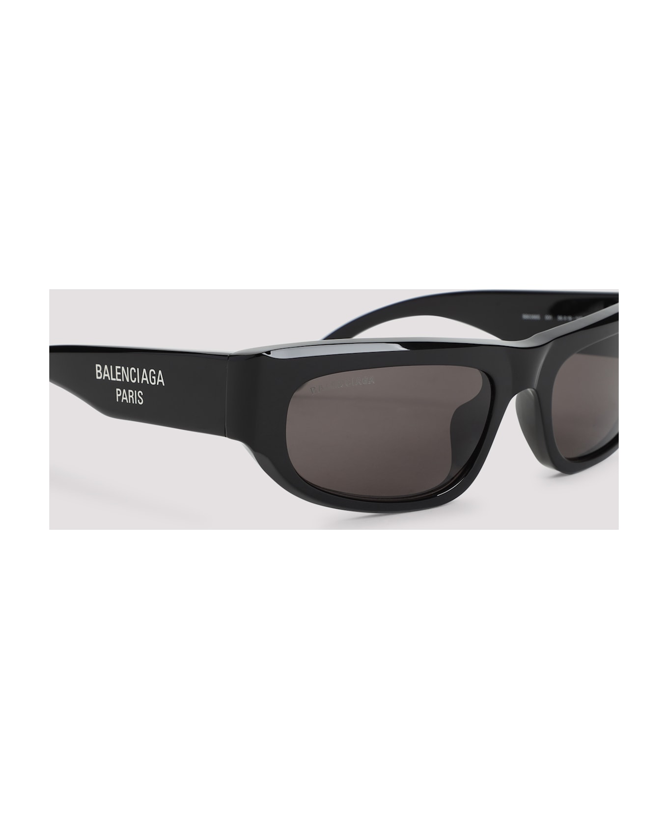 Balenciaga Logo D-frame Bb0388s Sunglasses - Black