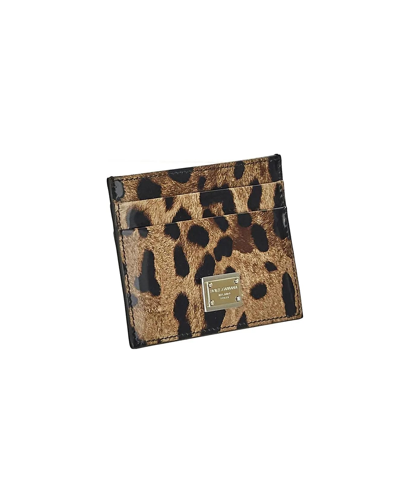 Dolce & Gabbana Leopard-print Card Holder - M