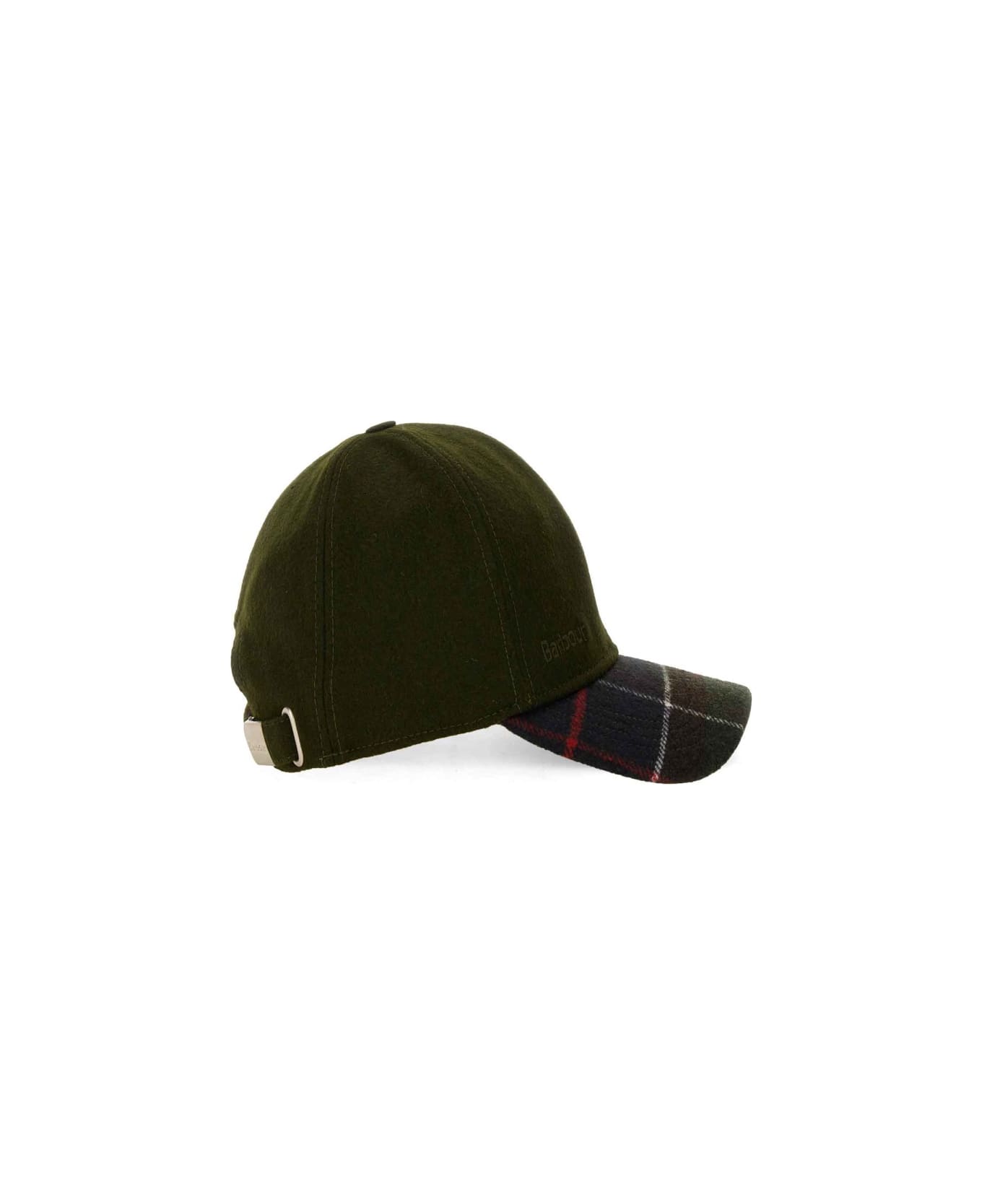 Barbour Baseball Hat With Logo - FOREST GREEN/CLASSIC