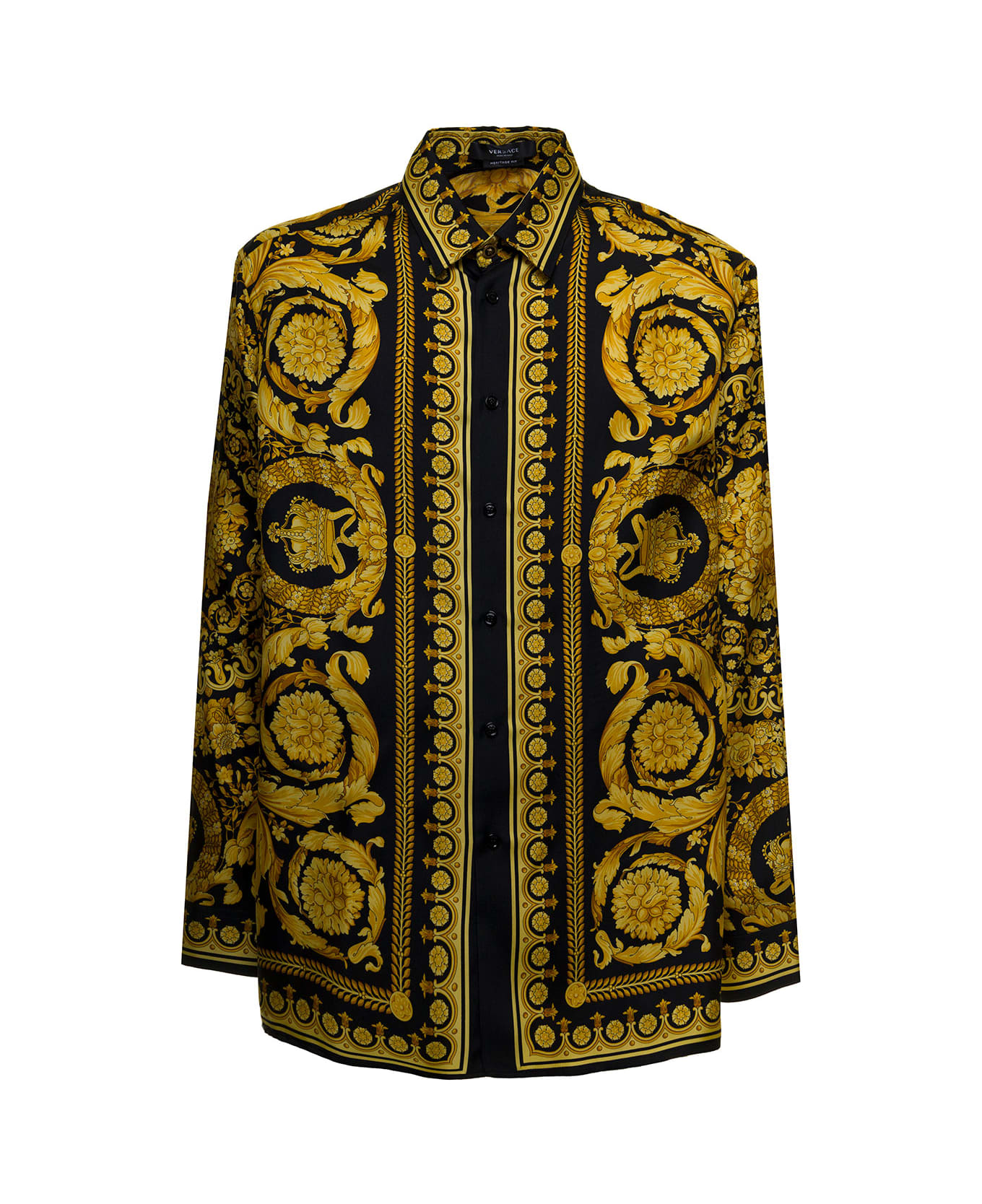 Versace Barocco Printed Silk Shirt | italist