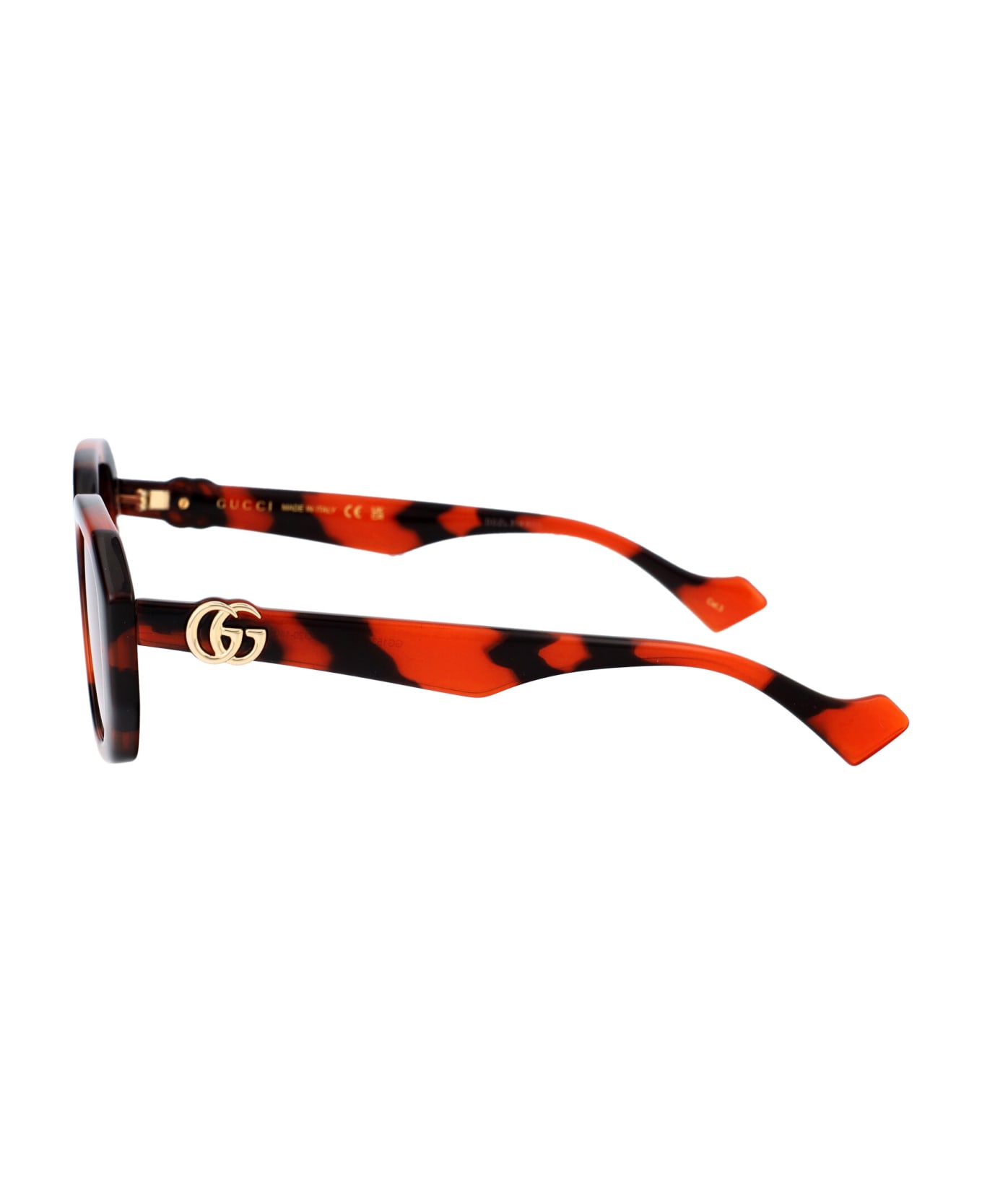 Gucci Eyewear Gg1535s Sunglasses - 005 ORANGE ORANGE VIOLET