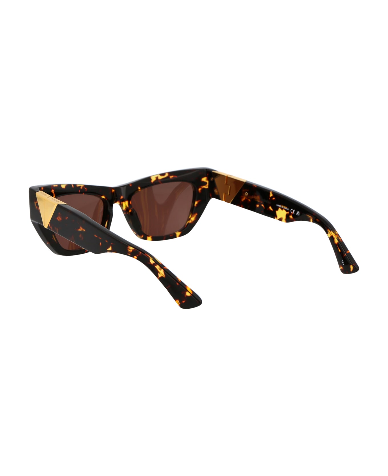 Bottega Veneta Eyewear Bv1177s Sunglasses - 002 HAVANA HAVANA BROWN