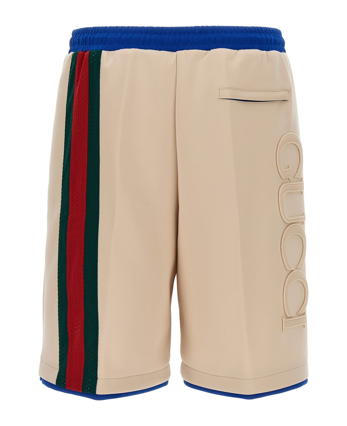 Gucci Logo Bermuda Shorts - Beige