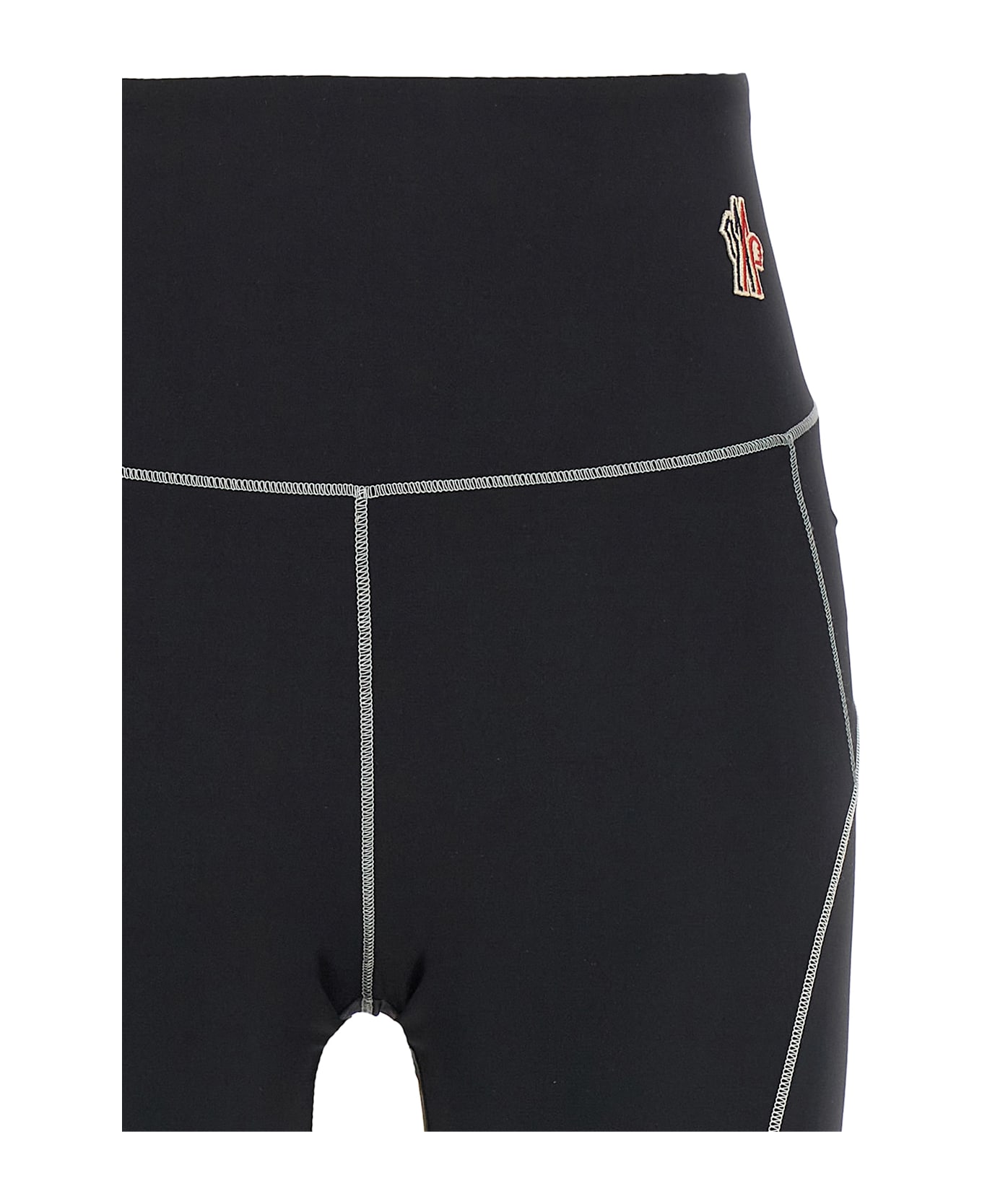 Moncler Grenoble Logo Patch Leggings - Black  