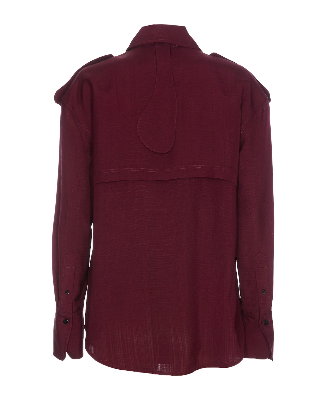 Victoria Beckham Utility Shirt - Red