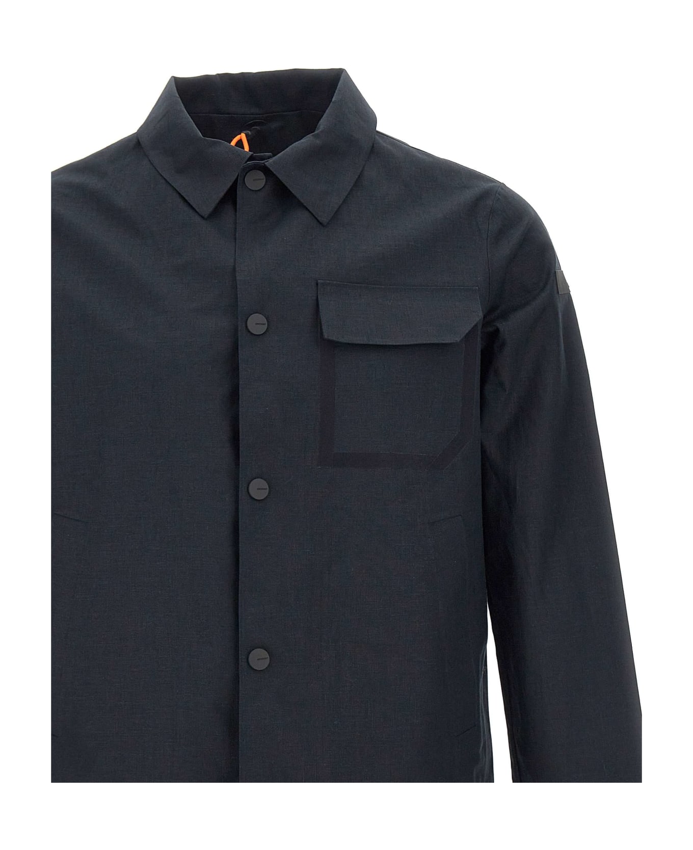 RRD - Roberto Ricci Design "terzilino Overshirt" Linen Jacket - BLUE ジャケット