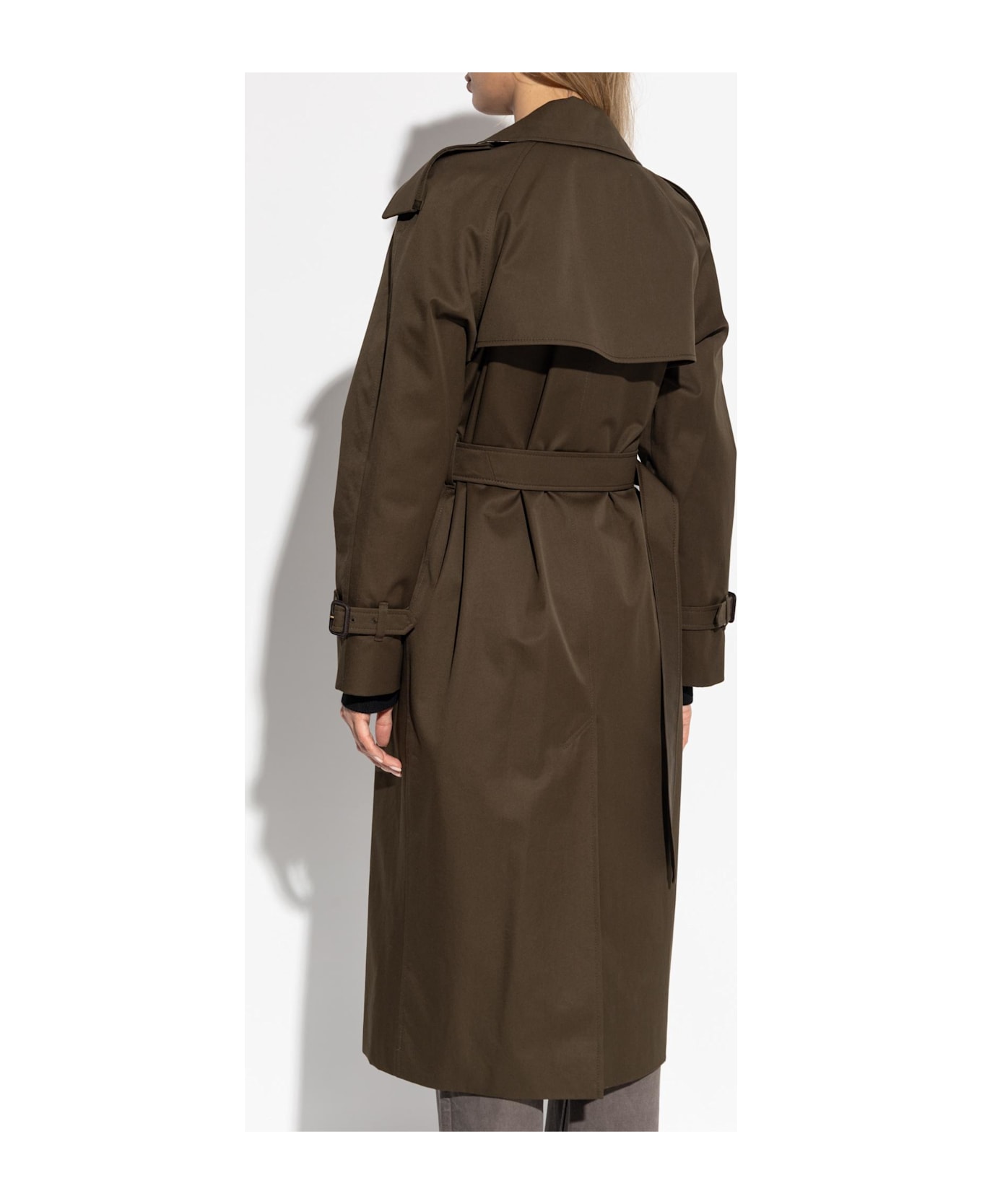Burberry Cotton Trench Coat - Brown