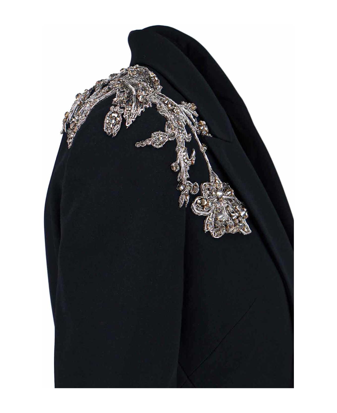 Alexander McQueen Single-breasted Blazer With Decorations - Black  