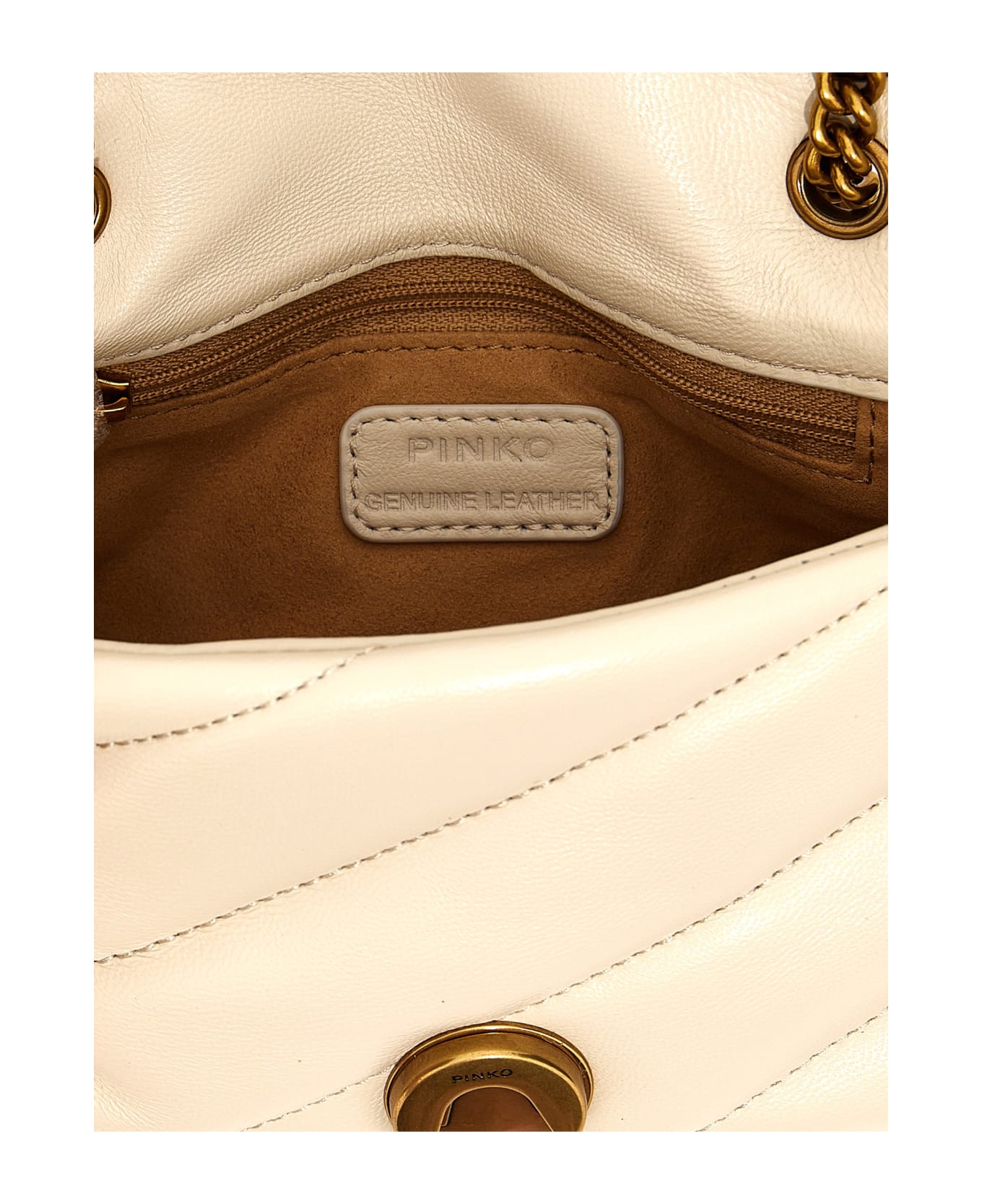 Pinko 
baby Love Bag Puff Maxi Quilt
 Crossbody Bag - White