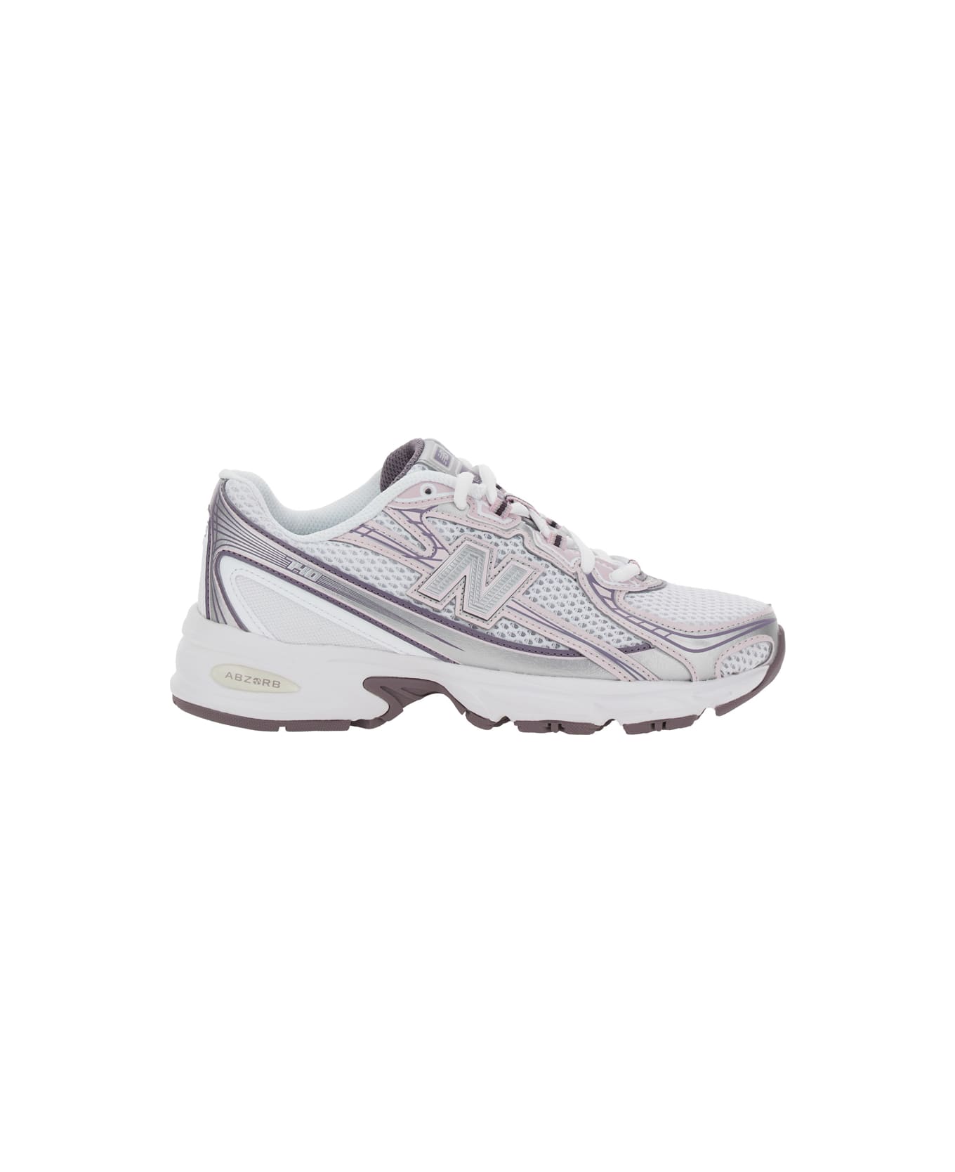 New Balance Pink Low Top Sneakers With Logo Patch On Side And Tongue And Perforated Panels In Tech Fabric Unisex - Pink