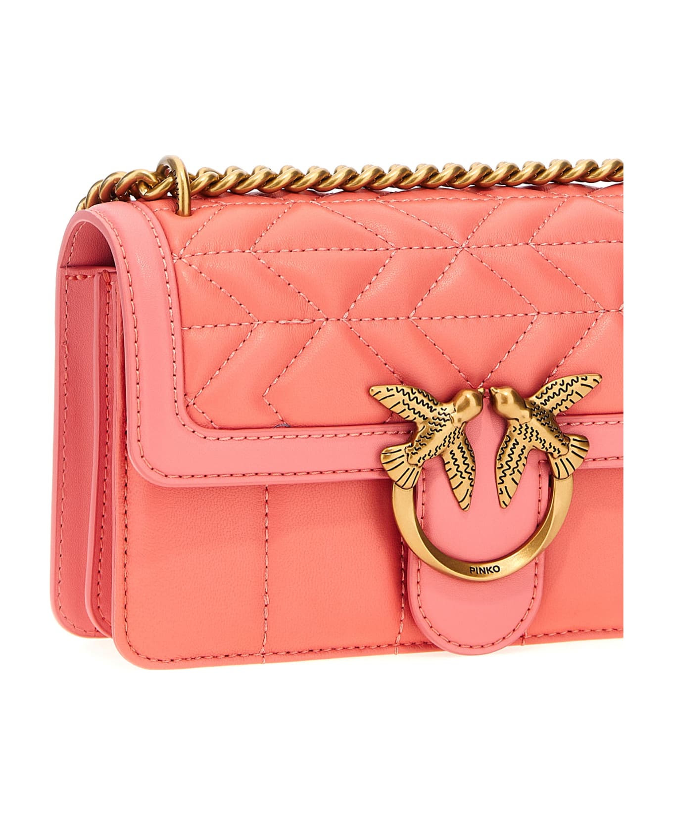 Pinko 'love One Mini' Crossbody Bag - Pink