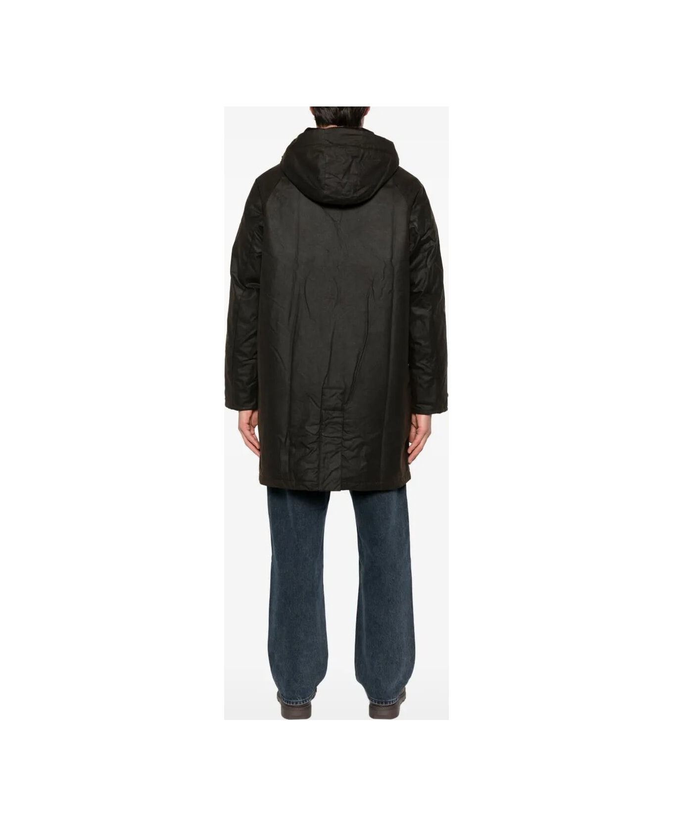 Barbour Beaudale Wax Trench Coat - Dark Brown