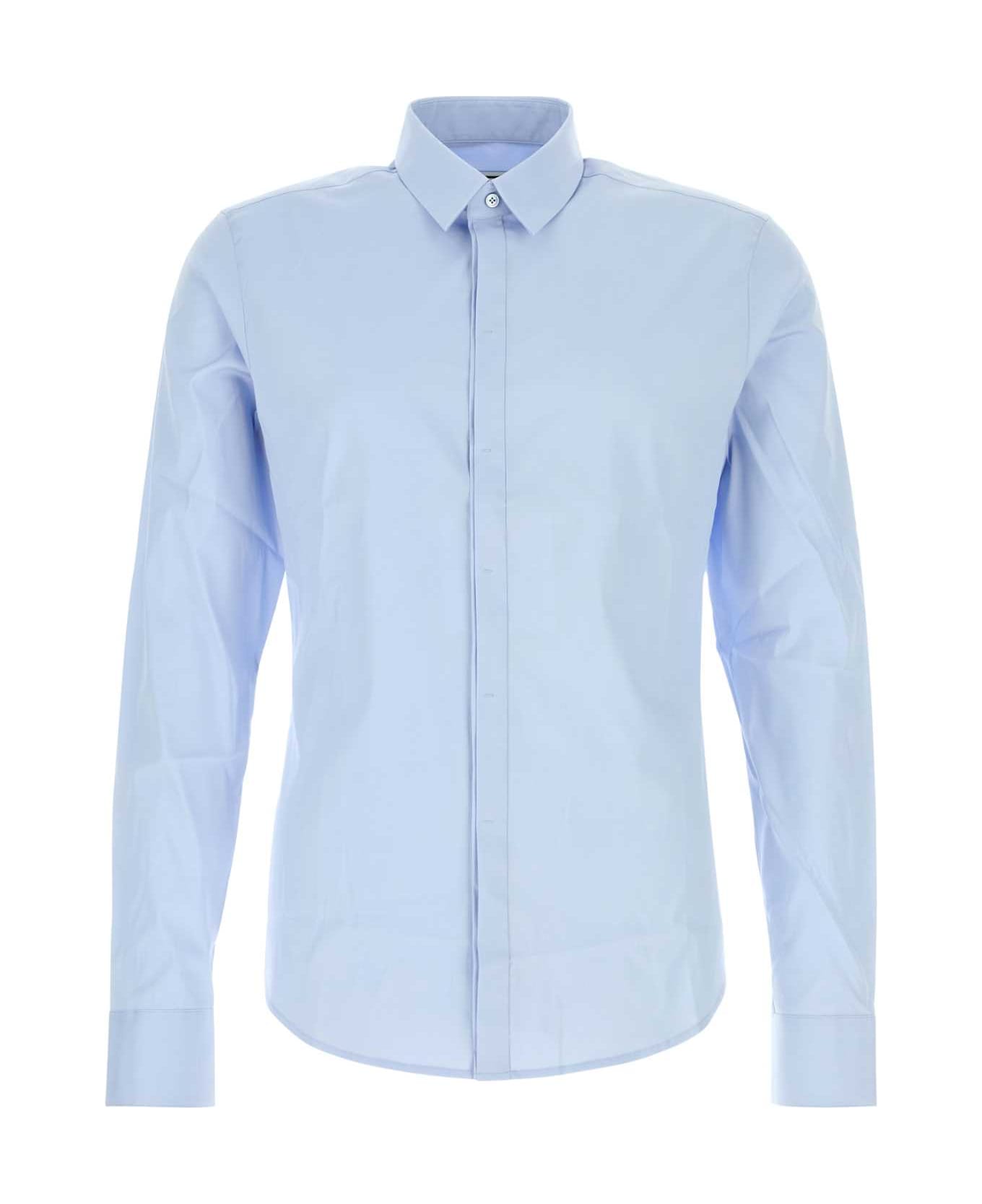 WOOYOUNGMI Light Blue Poplin Shirt - BLUE