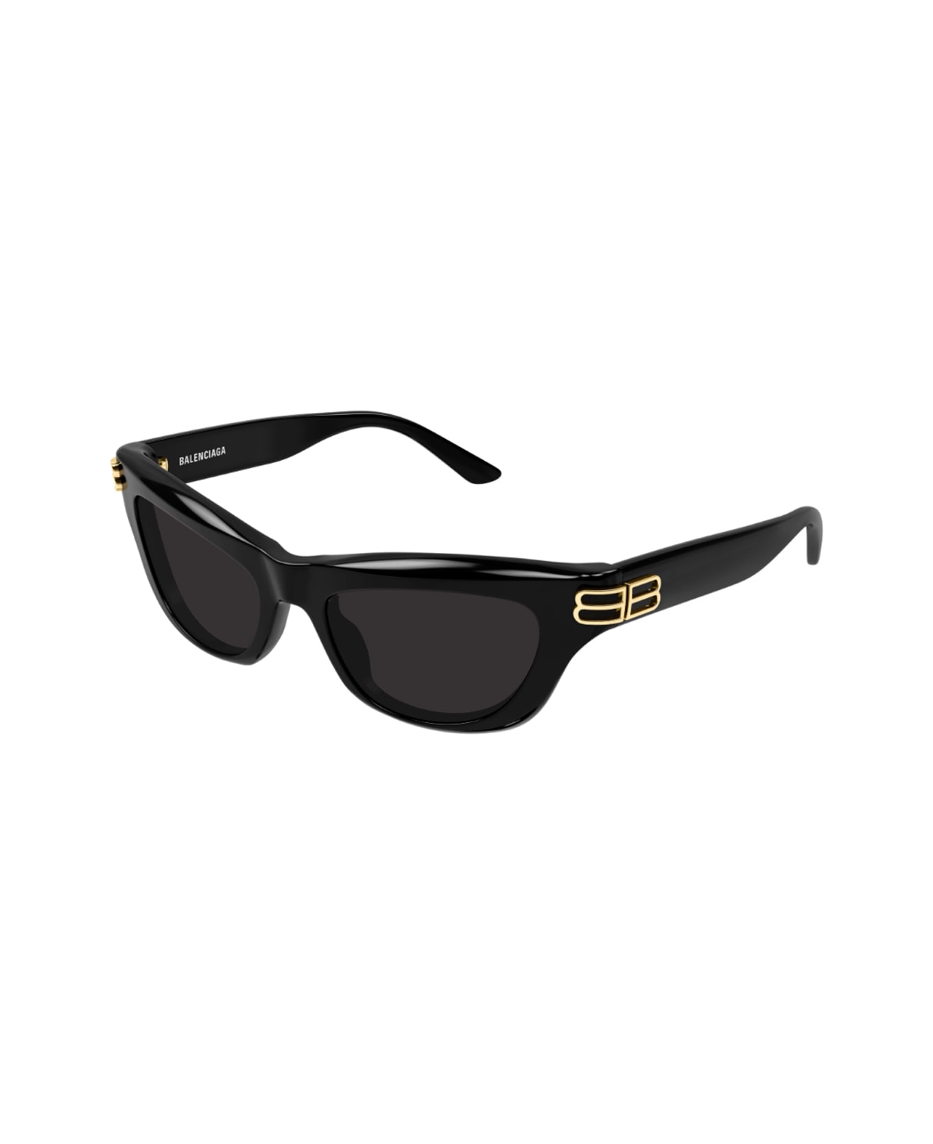 Balenciaga Eyewear Balenciaga Bb0430s Linea Everyday 001 Black Grey Sunglasses - Nero