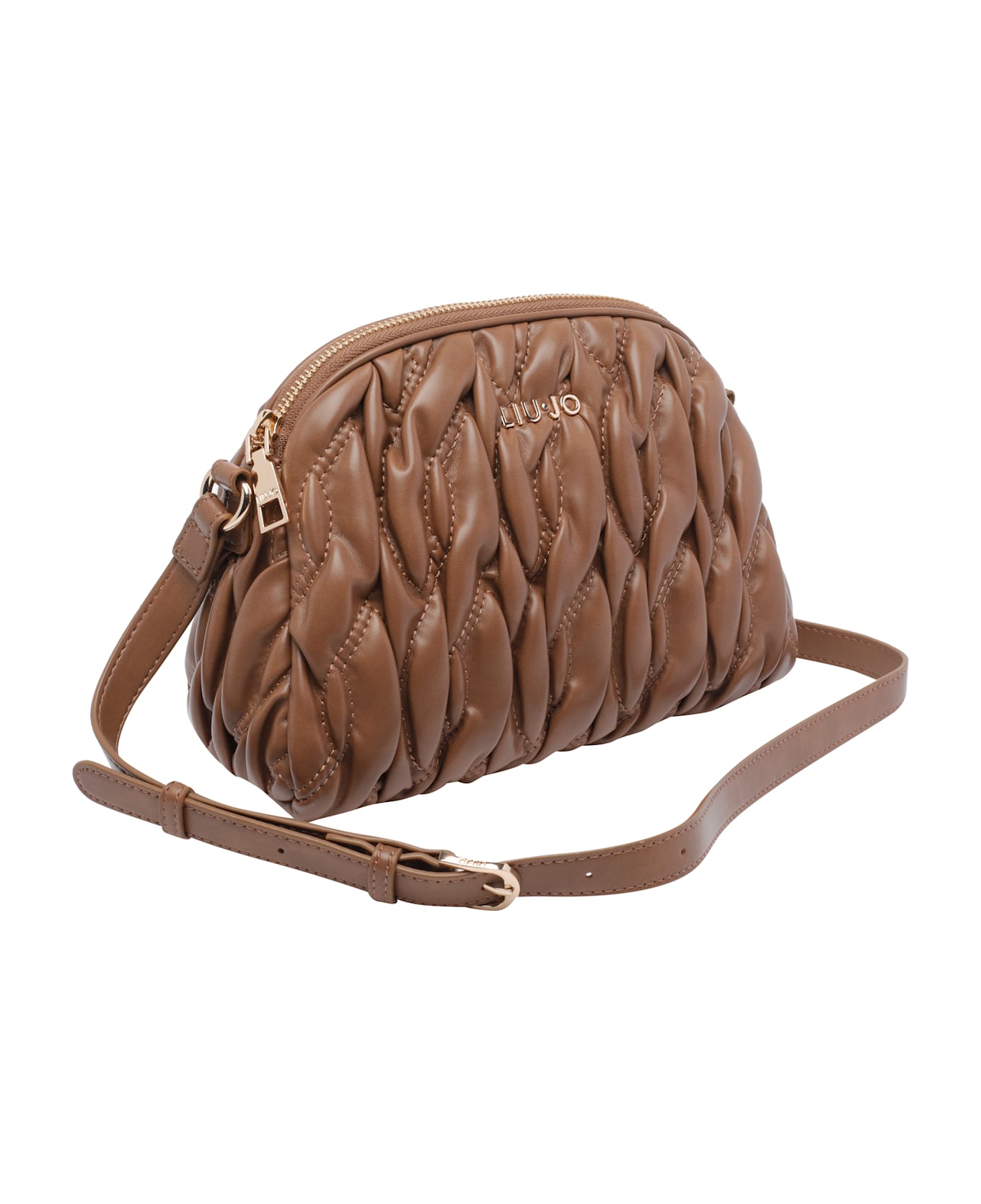Liu-Jo Logo Crossbody Bag - Beige
