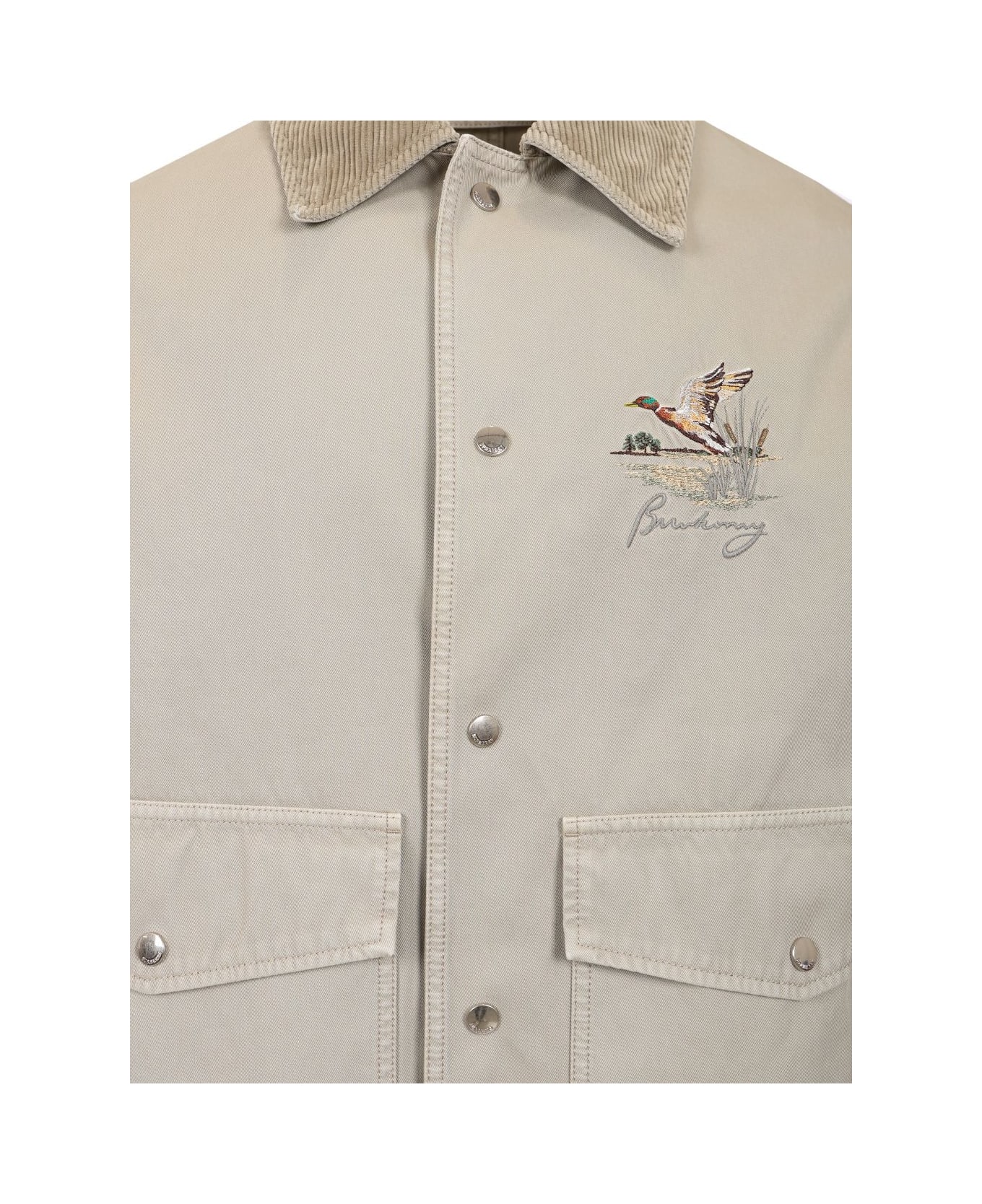 Burberry Cotton Field Jacket - Grey
