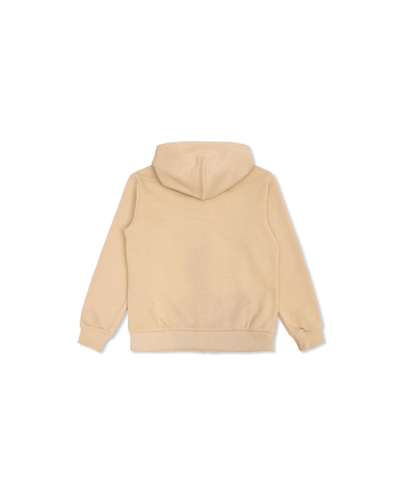 Dolce & Gabbana Logo Patch Hoodie - Beige