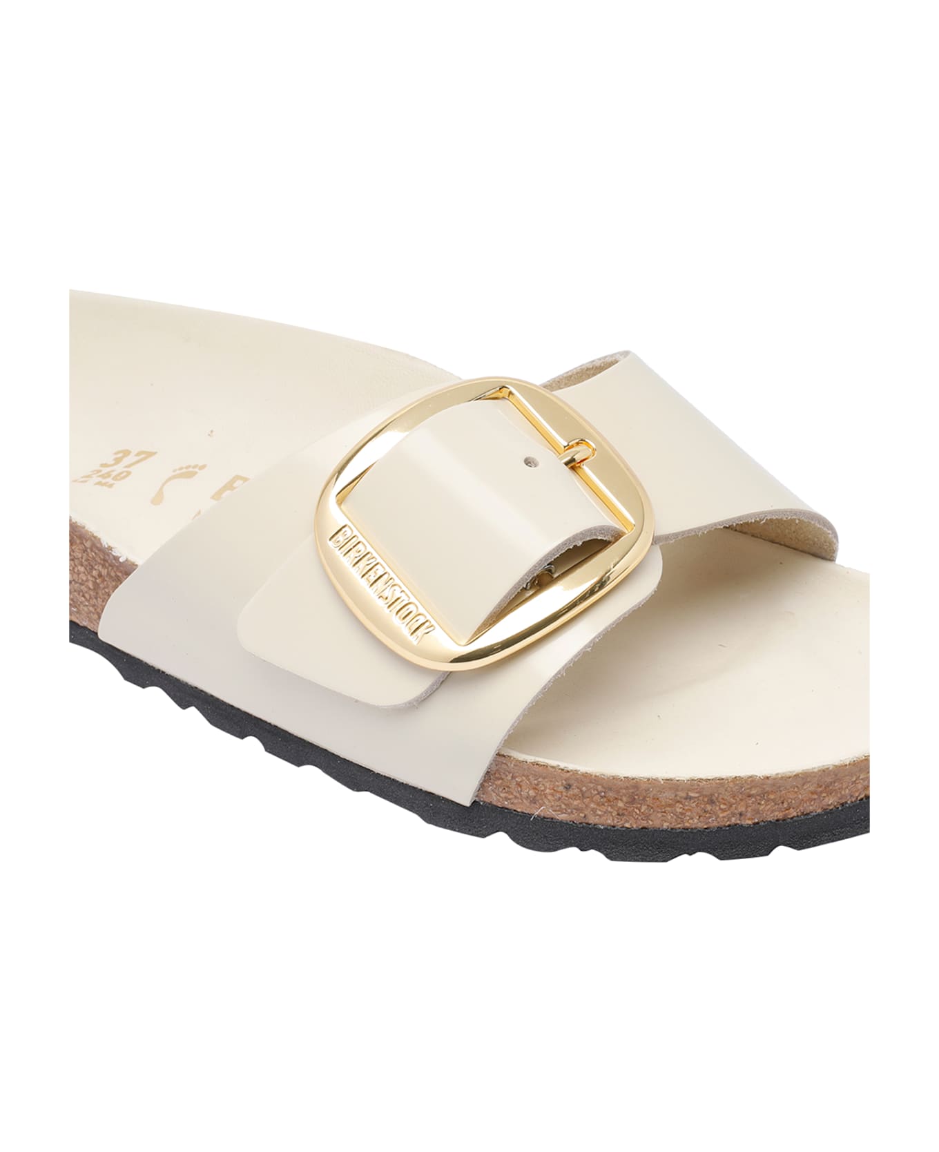 Birkenstock Madrid Big Buckle Sandals - White