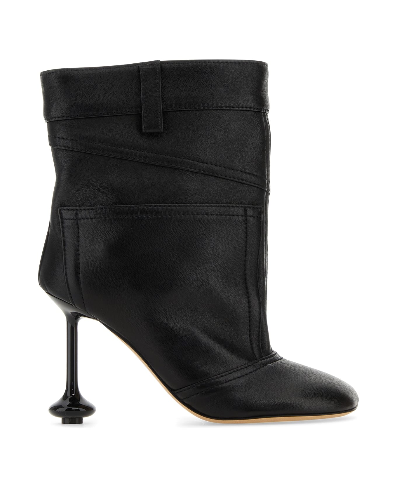 Loewe Toy Panta Ankle Boot 90 - BLACK