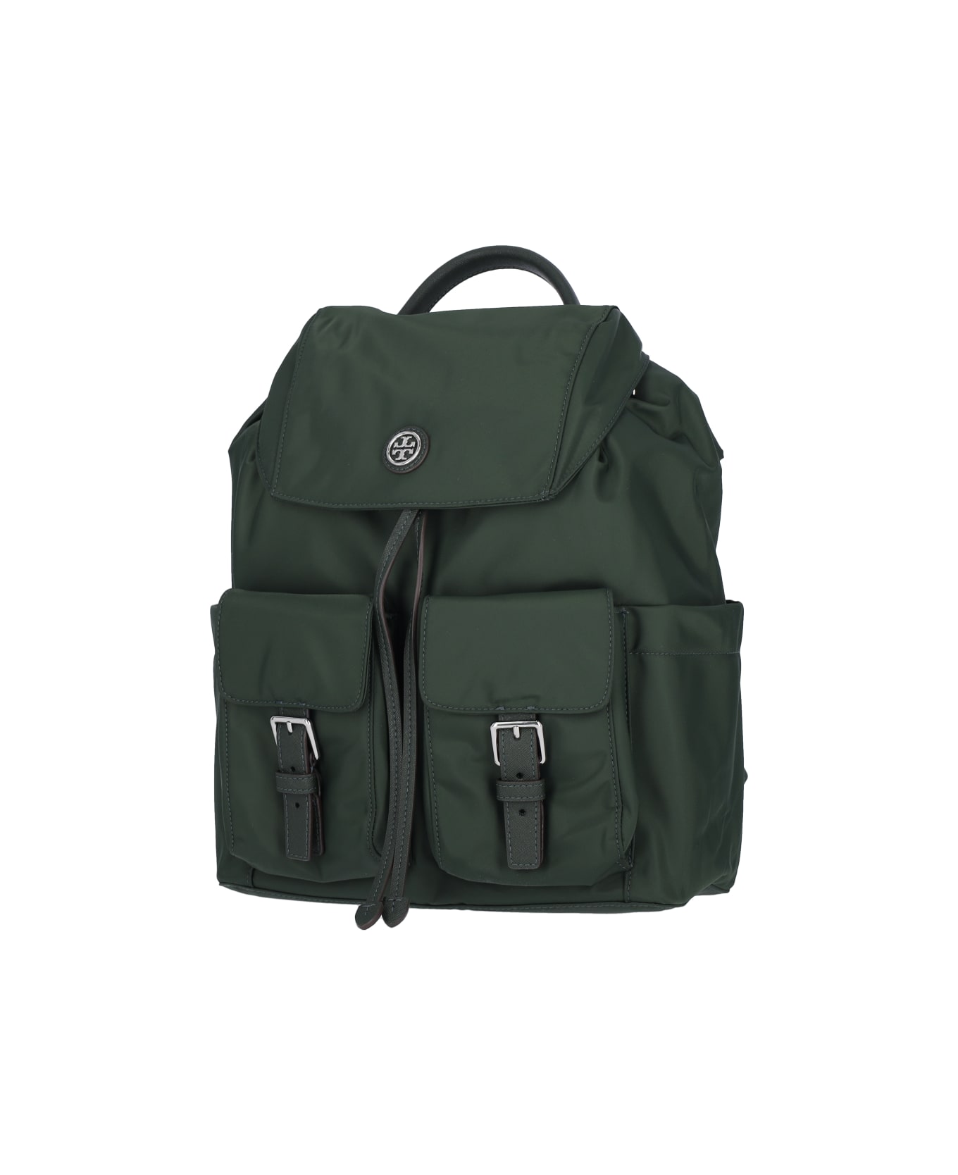 Tory Burch Large Logo Backpack - Basil