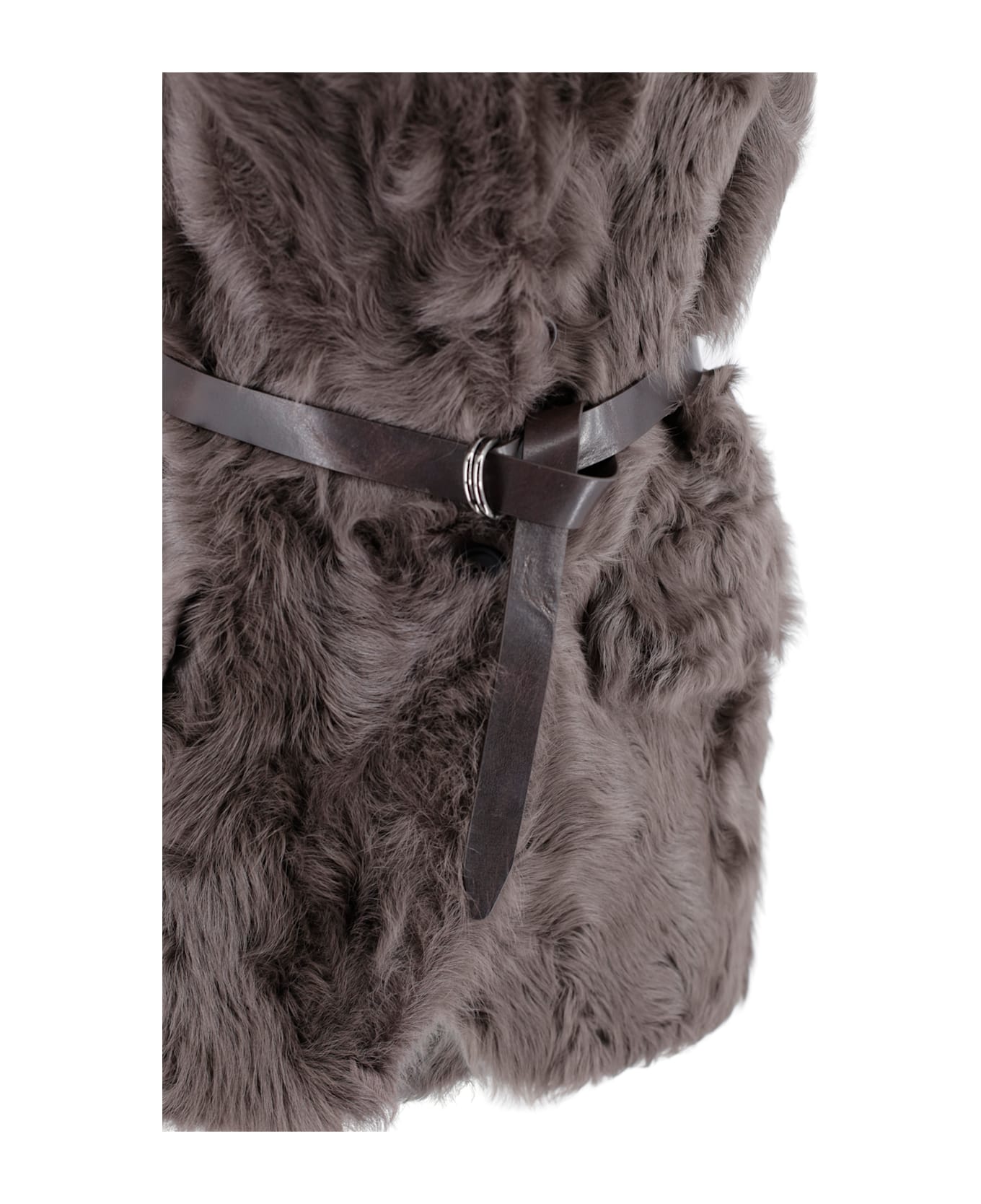 Brunello Cucinelli 
wavy
 Vest - Fango