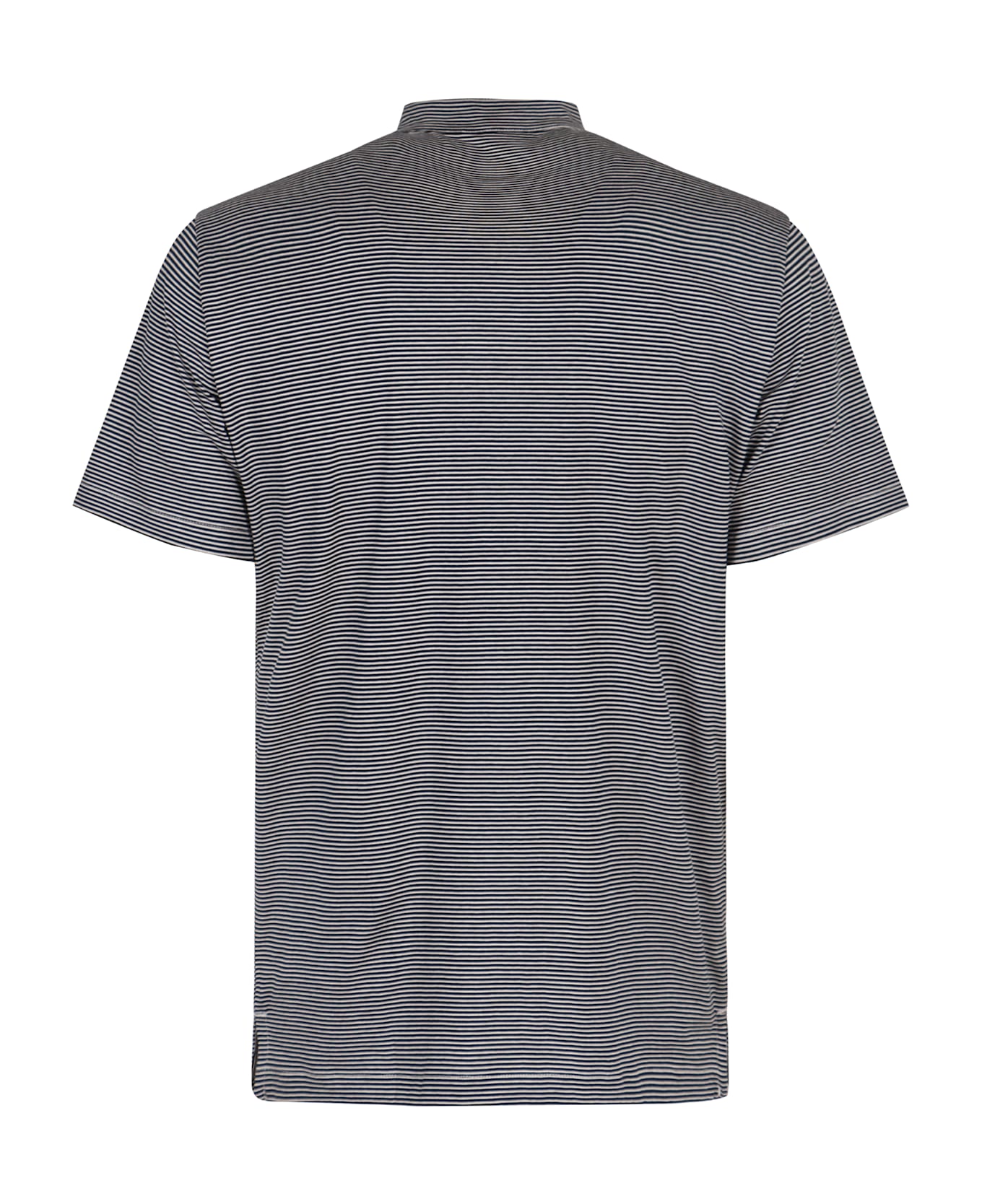 Emporio Armani Cotton Polo Shirt - black