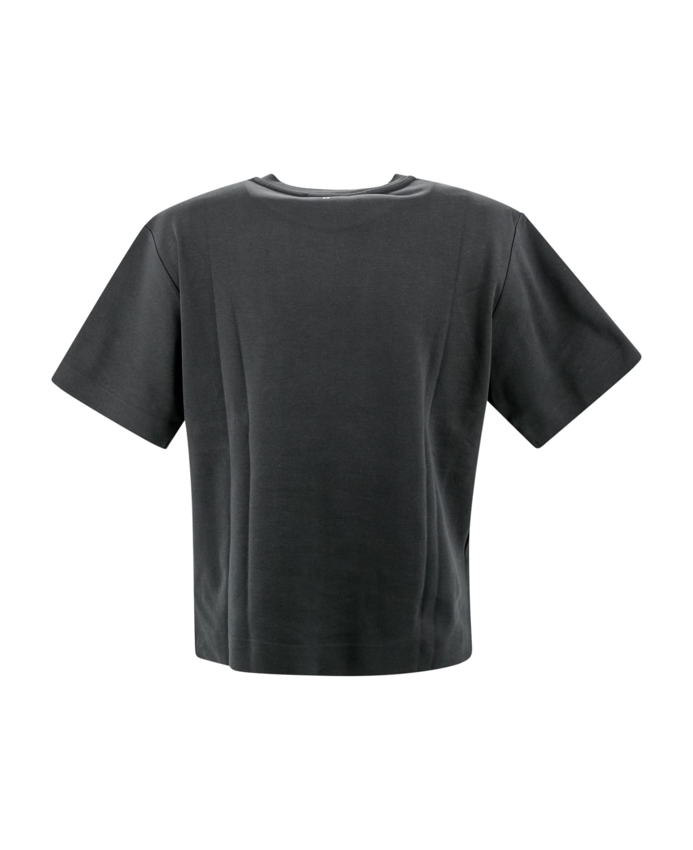 Weekend Max Mara Cotton Jersey T-shirt - Black