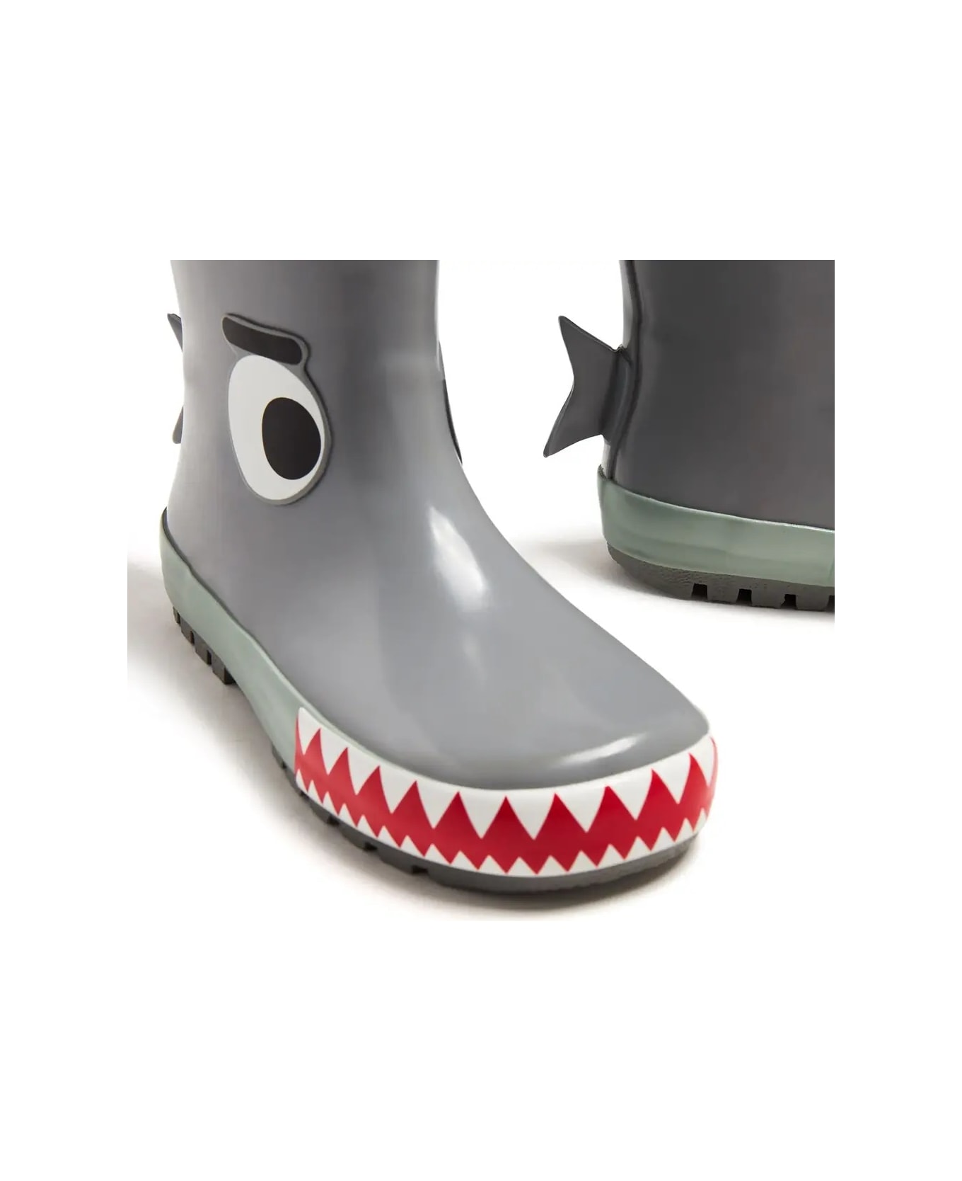 Stella McCartney Kids Shark Rain Boots - Grey