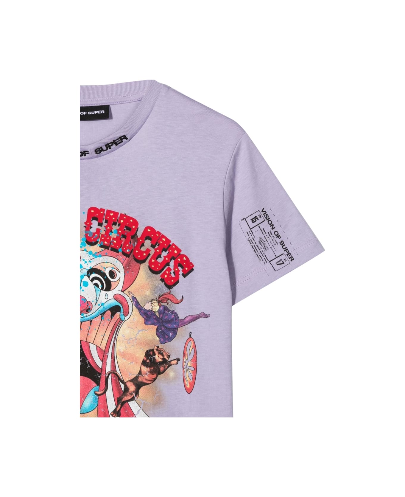 Vision of Super Lilac Kids T-shirt With Tongue Print - LILAC