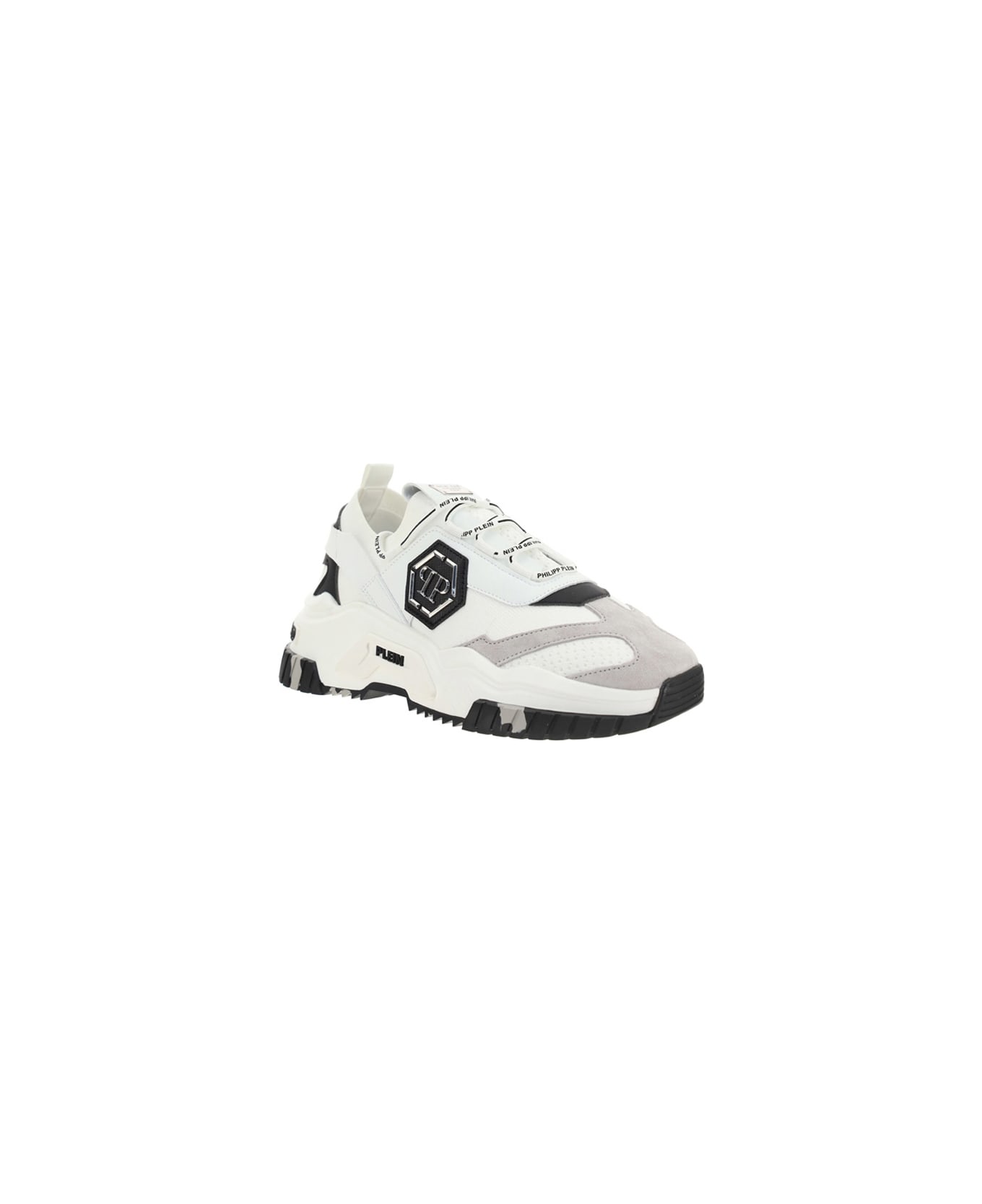 Philipp Plein Predator Sneakers - White