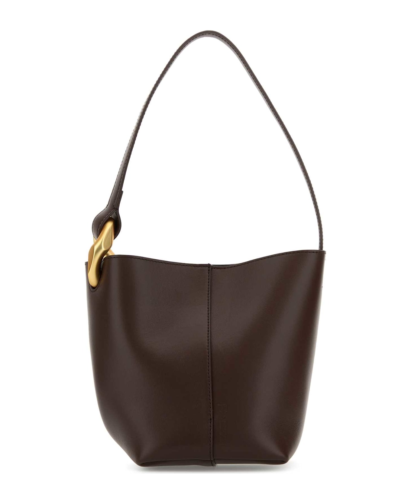 J.W. Anderson Brown Suede Shoulder Bag - DEEPWALNUT