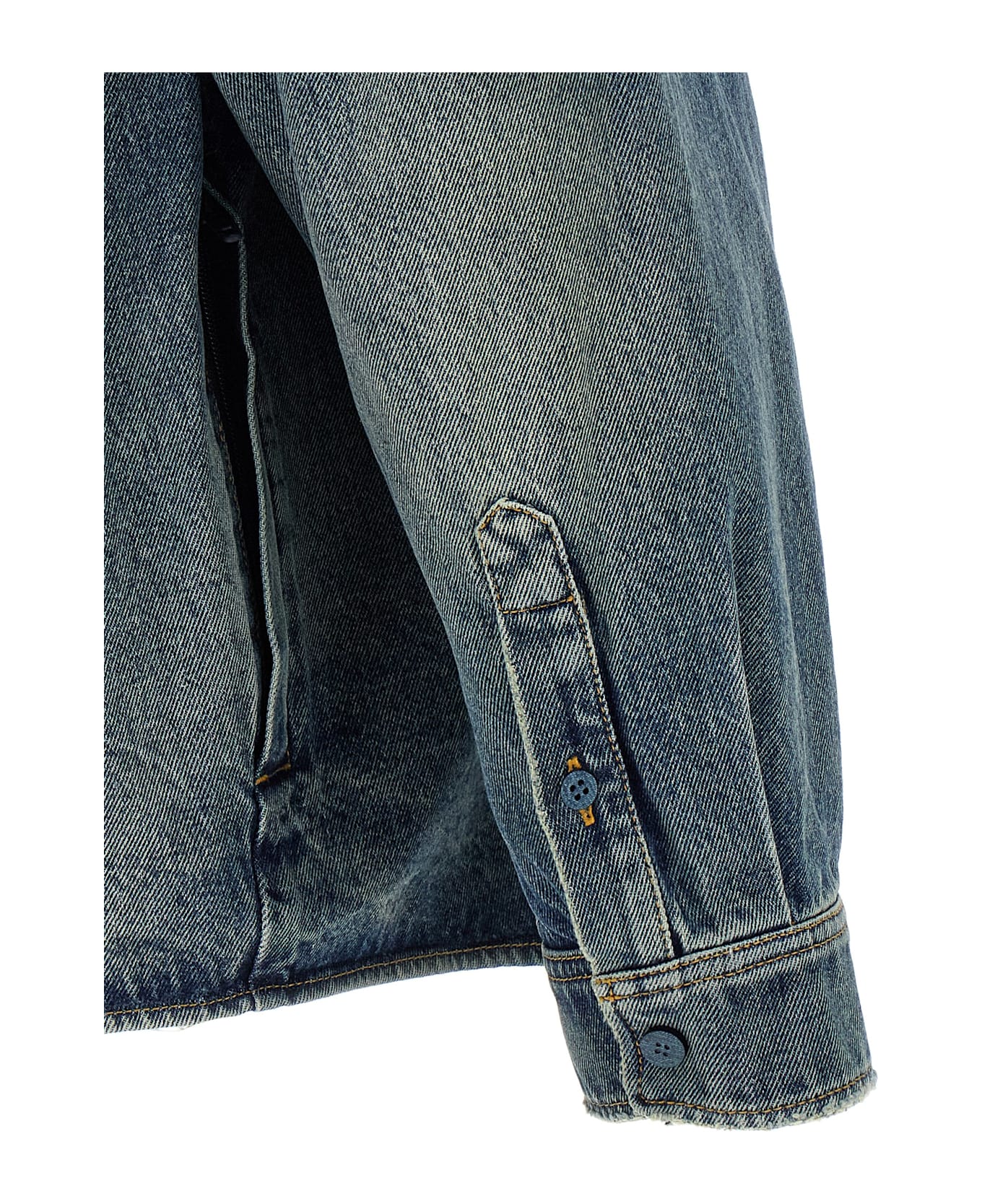 Balenciaga Denim Overshirt - Blue