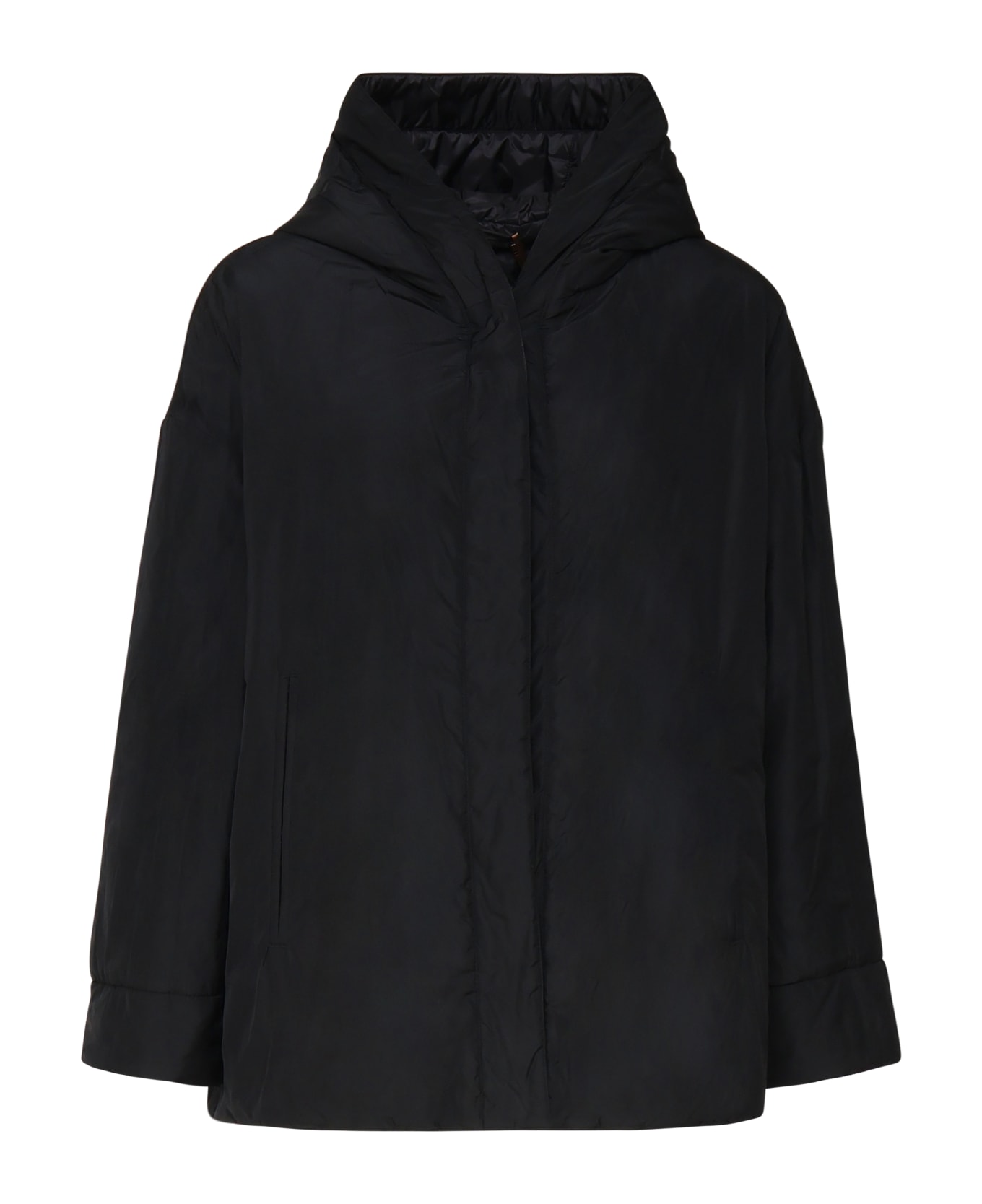 Max Mara The Cube Greenmo Padded Jacket In Nylon - Black