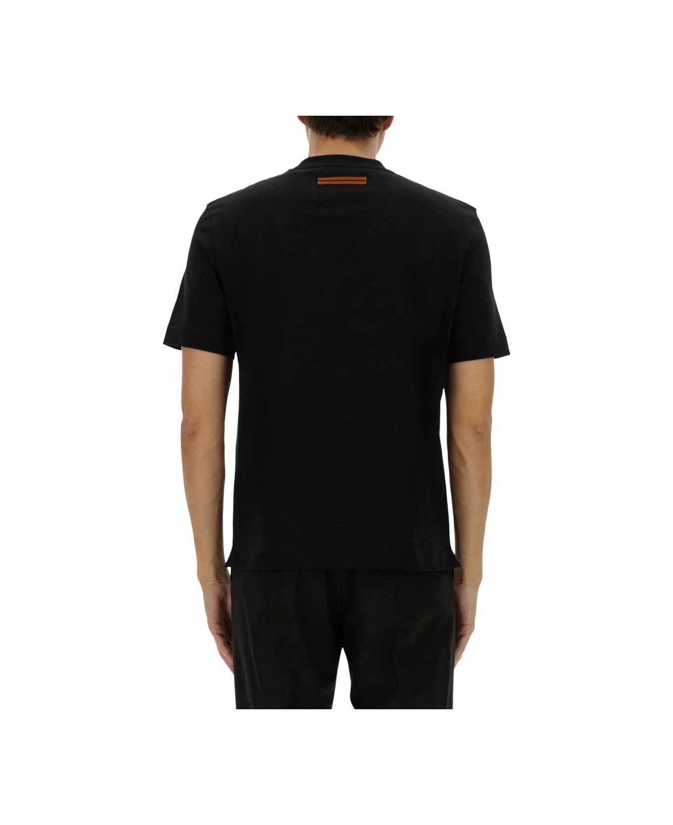 Zegna Jersey T-shirt - BLACK