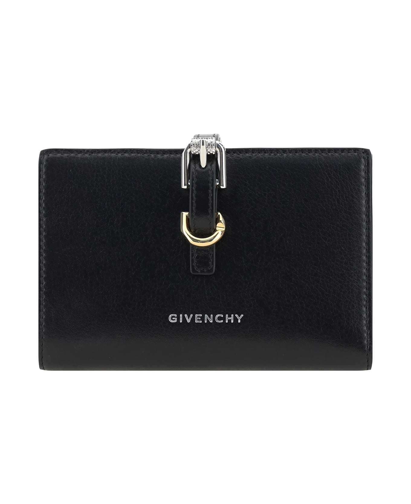Givenchy Voyou Leather Wallet - Black 財布