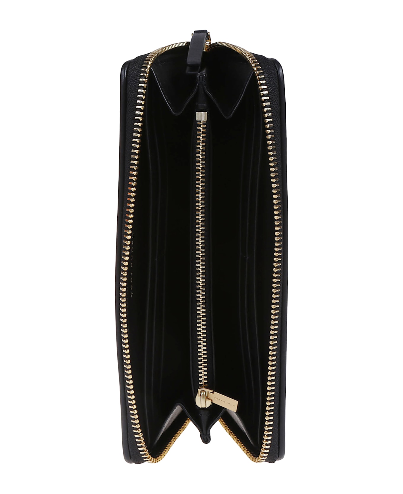 Tory Burch Kira Chevron Zip Continental Wallet - Black