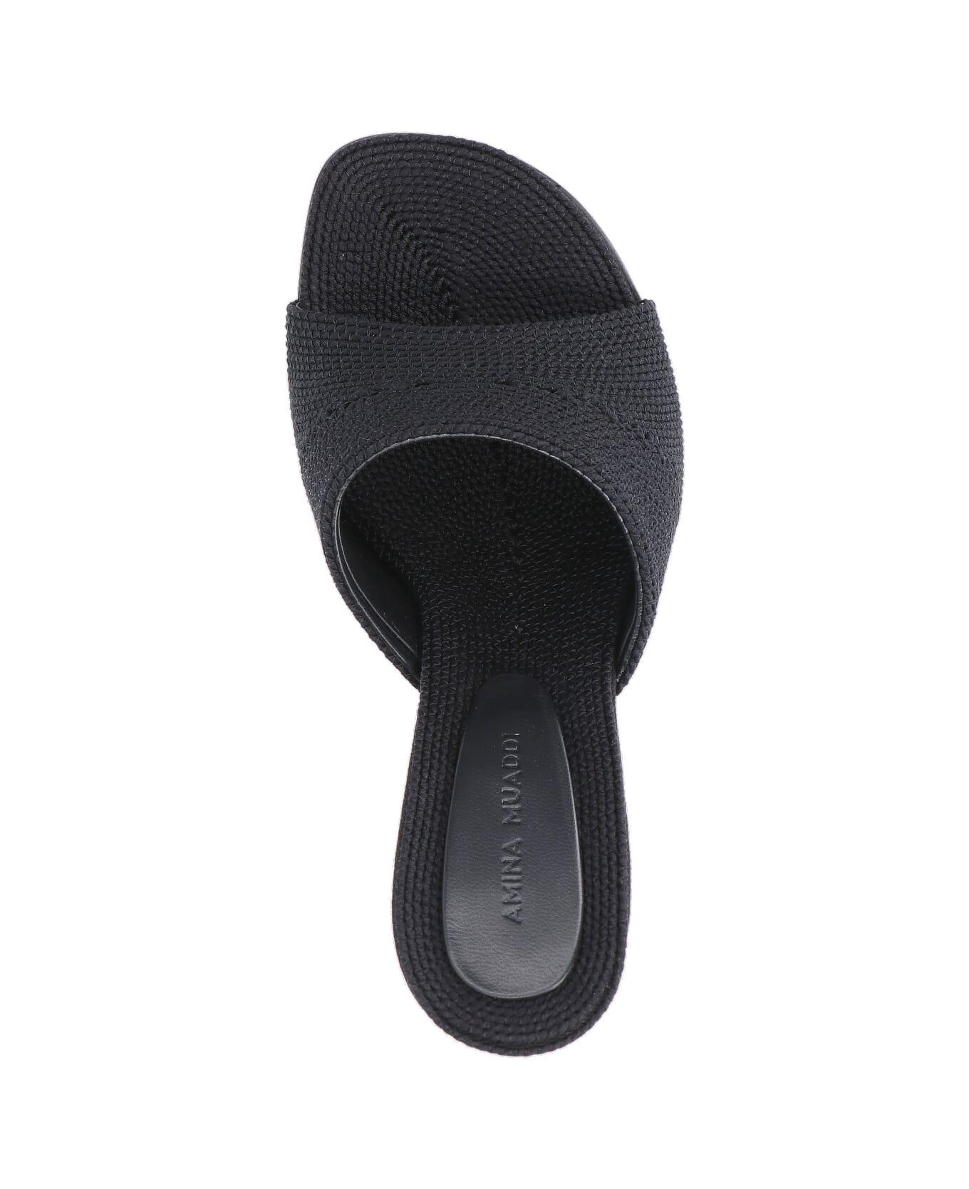 Amina Muaddi "taylor" Pumps Sandals - Black  