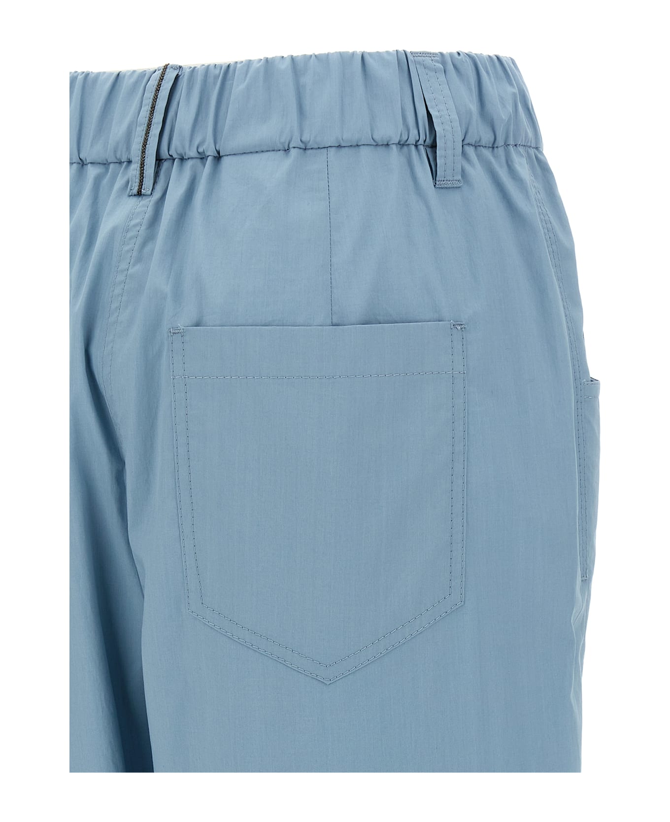 Brunello Cucinelli Pleat Pants - Light Blue
