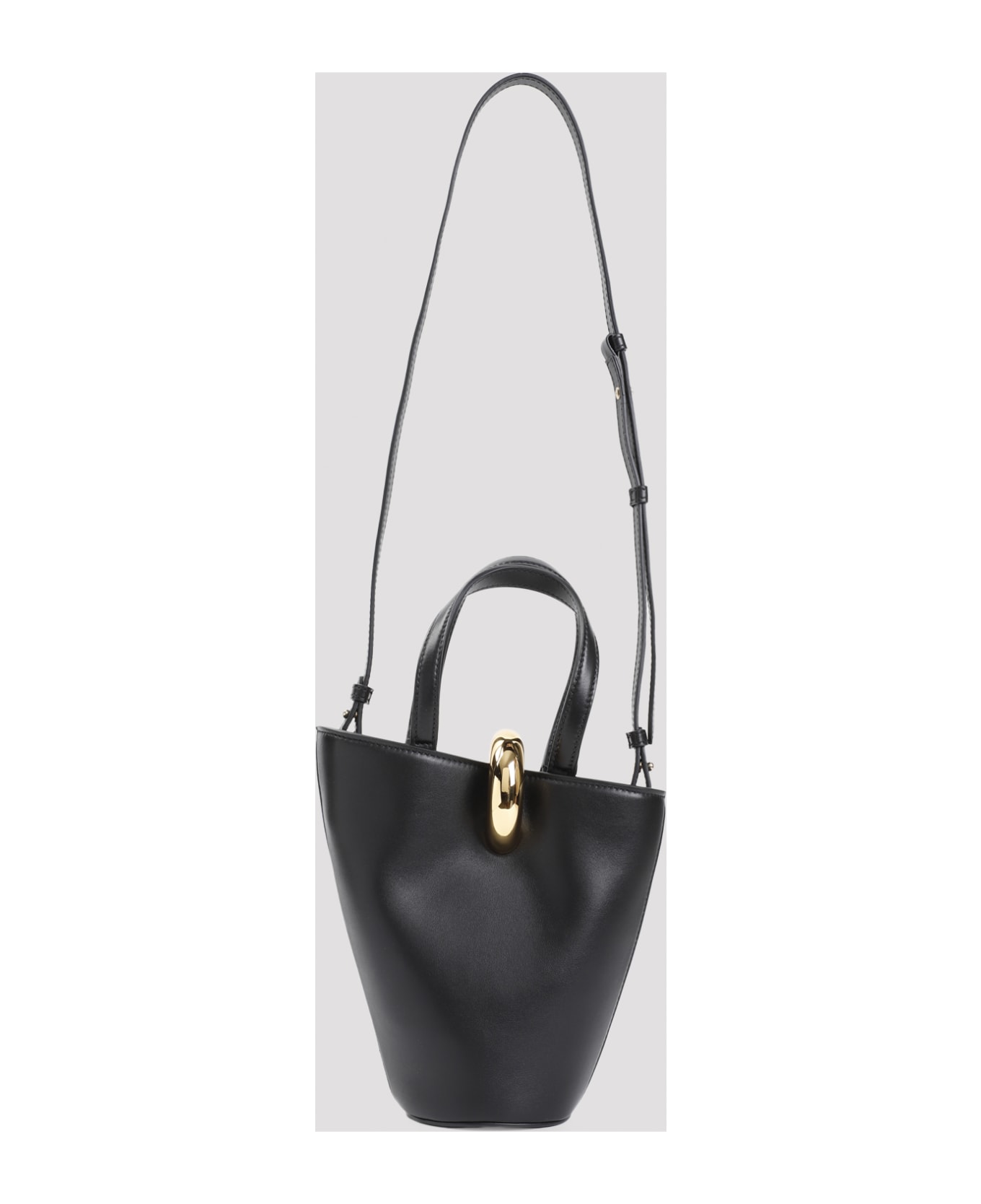 Jacquemus Le Petit Bambola Leather Bag - Black