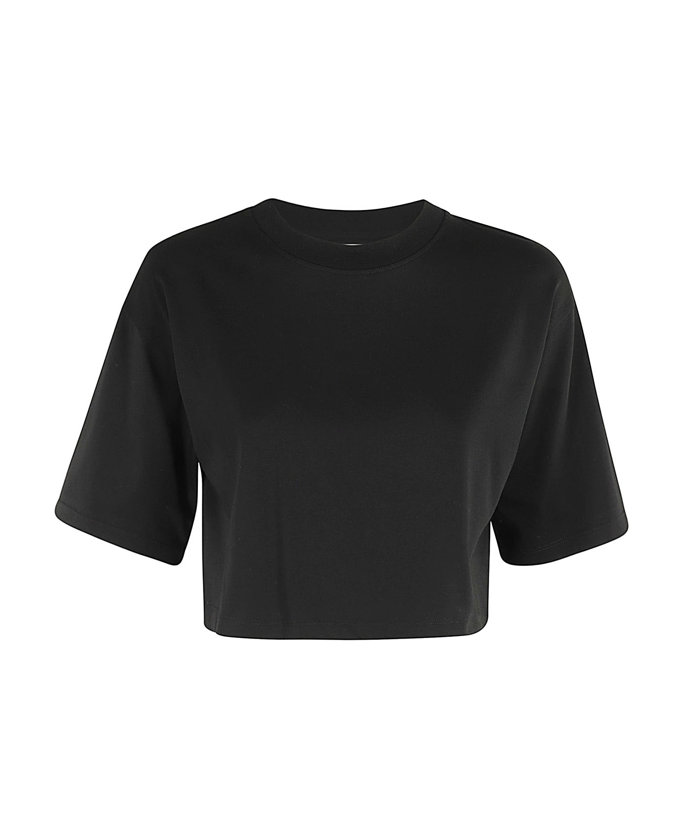 Loulou Studio Cropped Tshirt - Black Tシャツ
