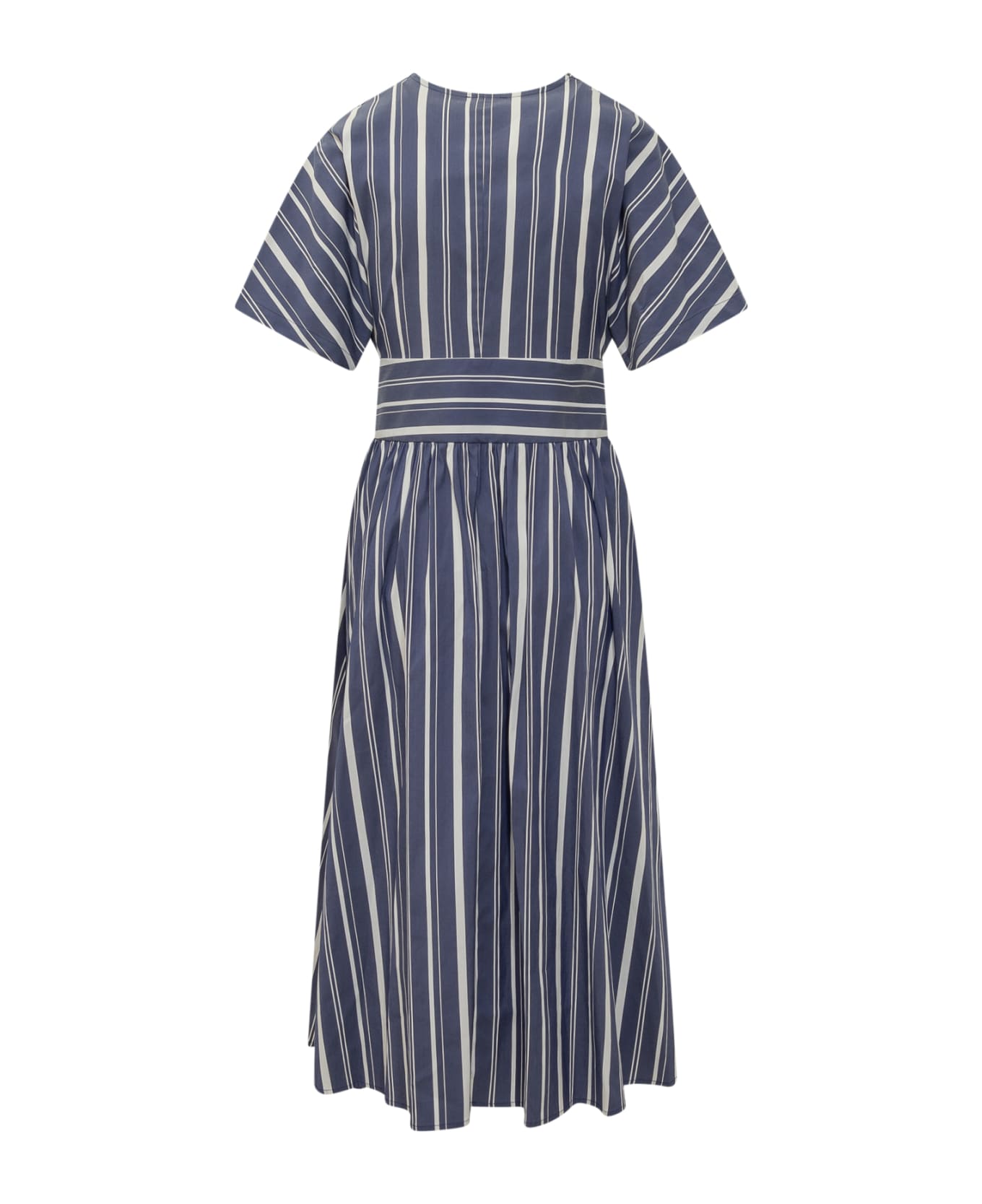 Woolrich Dress With Striped Pattern - Blue