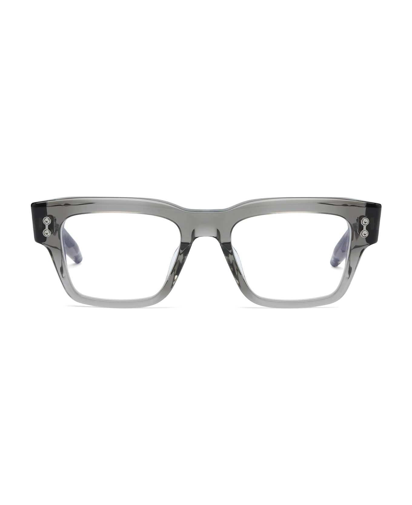 Akoni Columba - Crystal Dark Grey / Black Palladium Rx Glasses - transparent grey/palladium