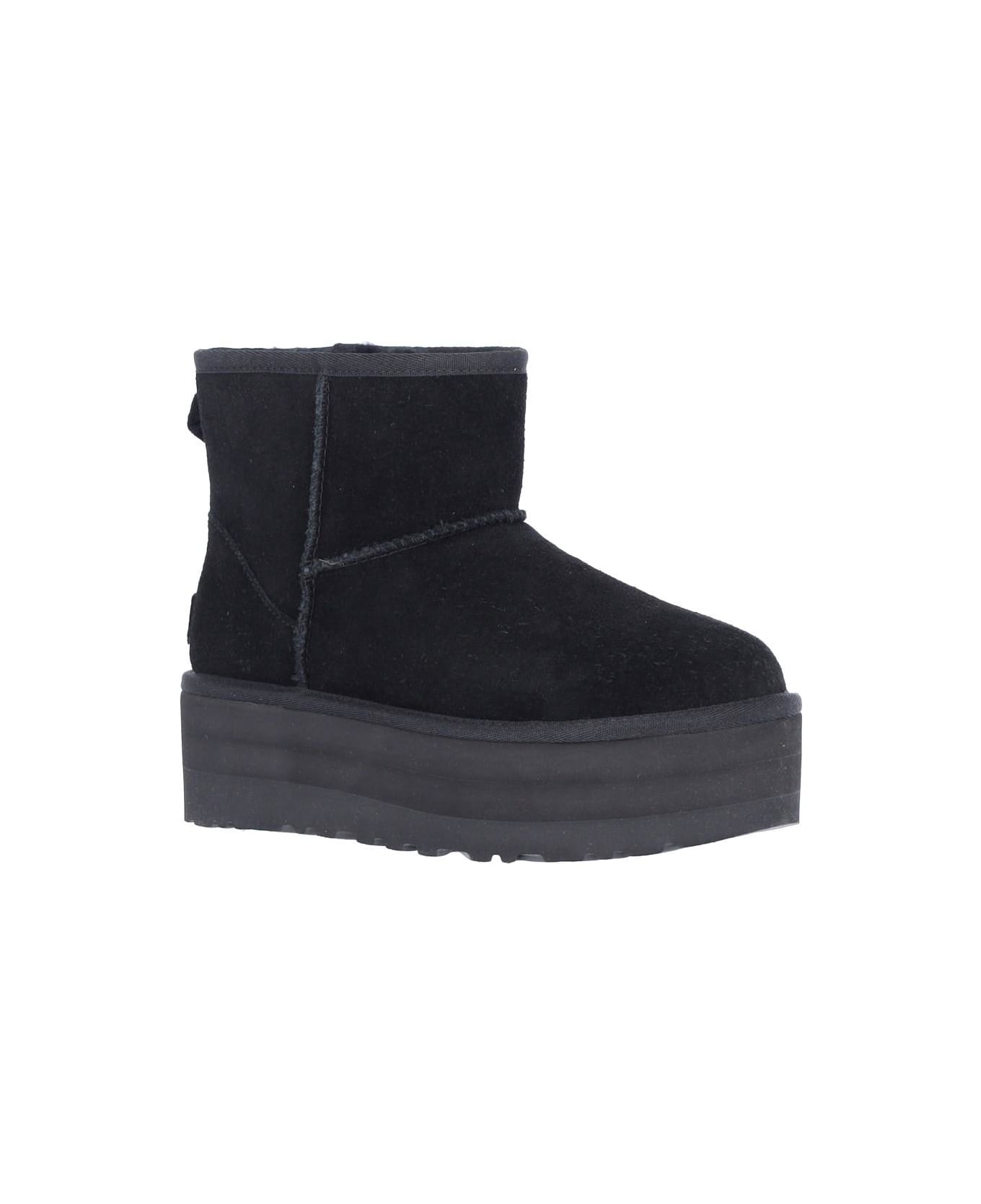 UGG 'plateau Classic Mini' Boots - Black